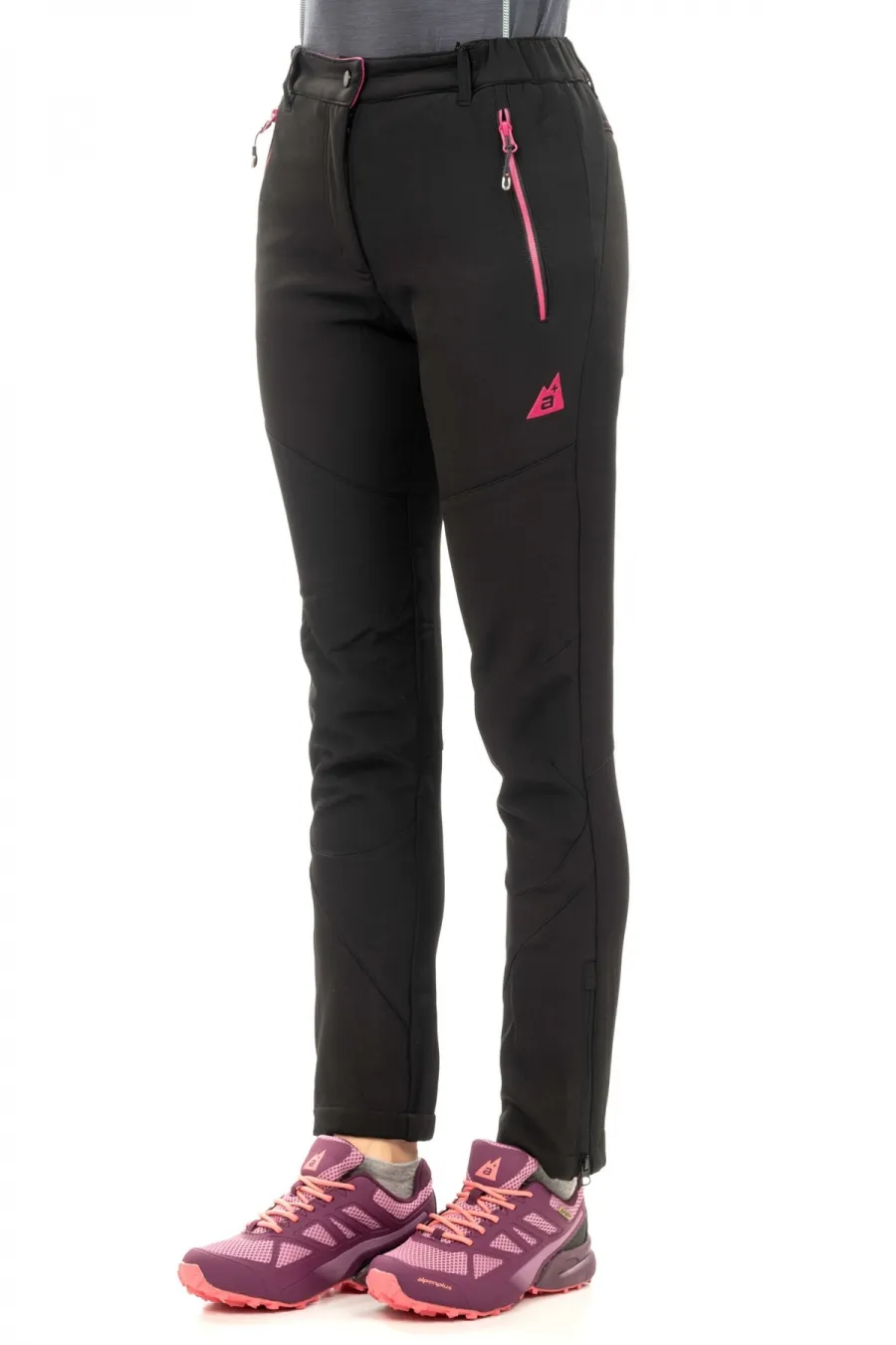Pantalone Donna invernale Softshell, termico, traspirante e antivento - Trekking e Outdoor