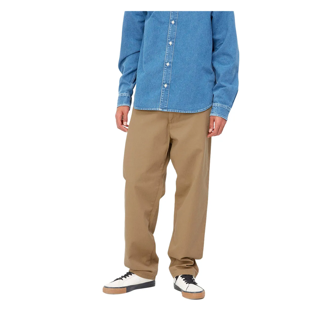 Pantaloni Carhartt WIP Calder Pant Marrone