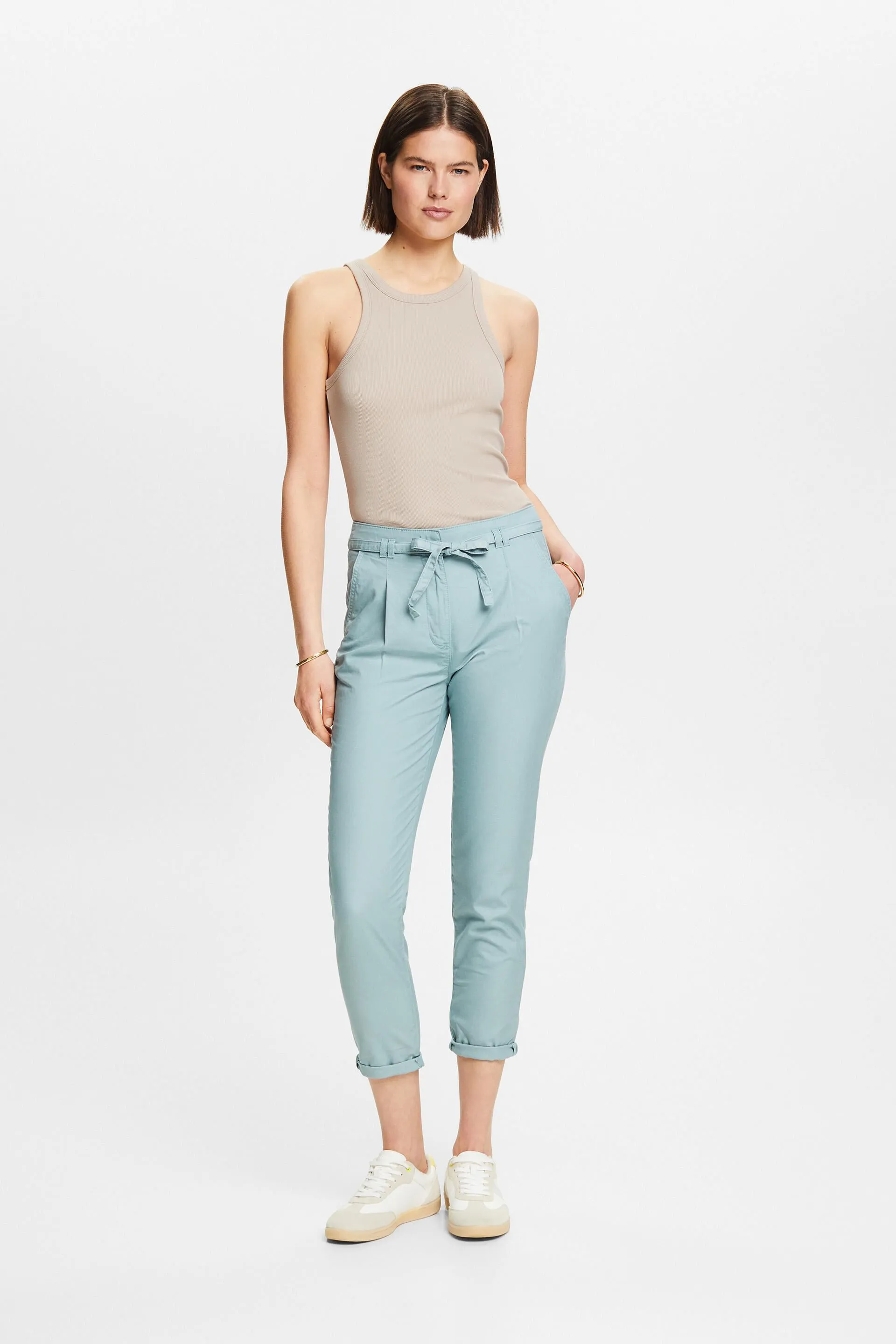 Pantaloni chino con cintura