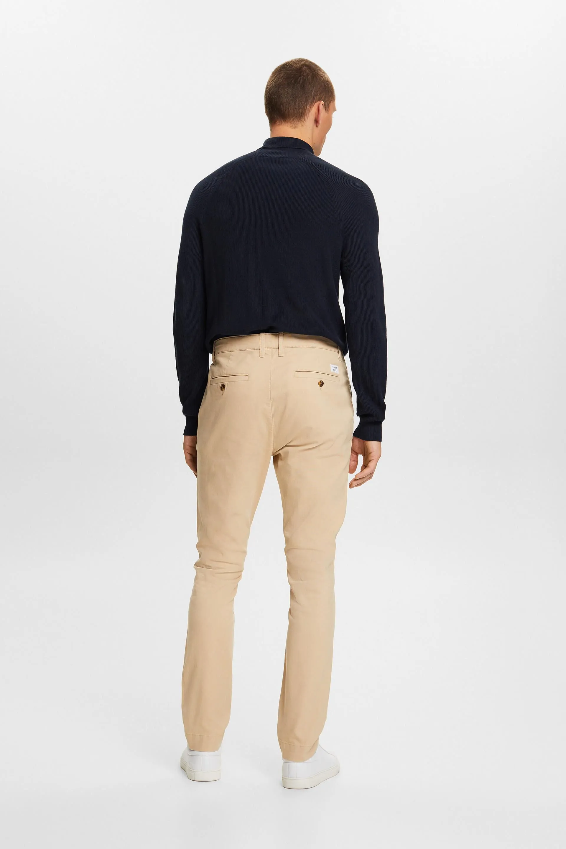 Pantaloni chino, cotone con stretch