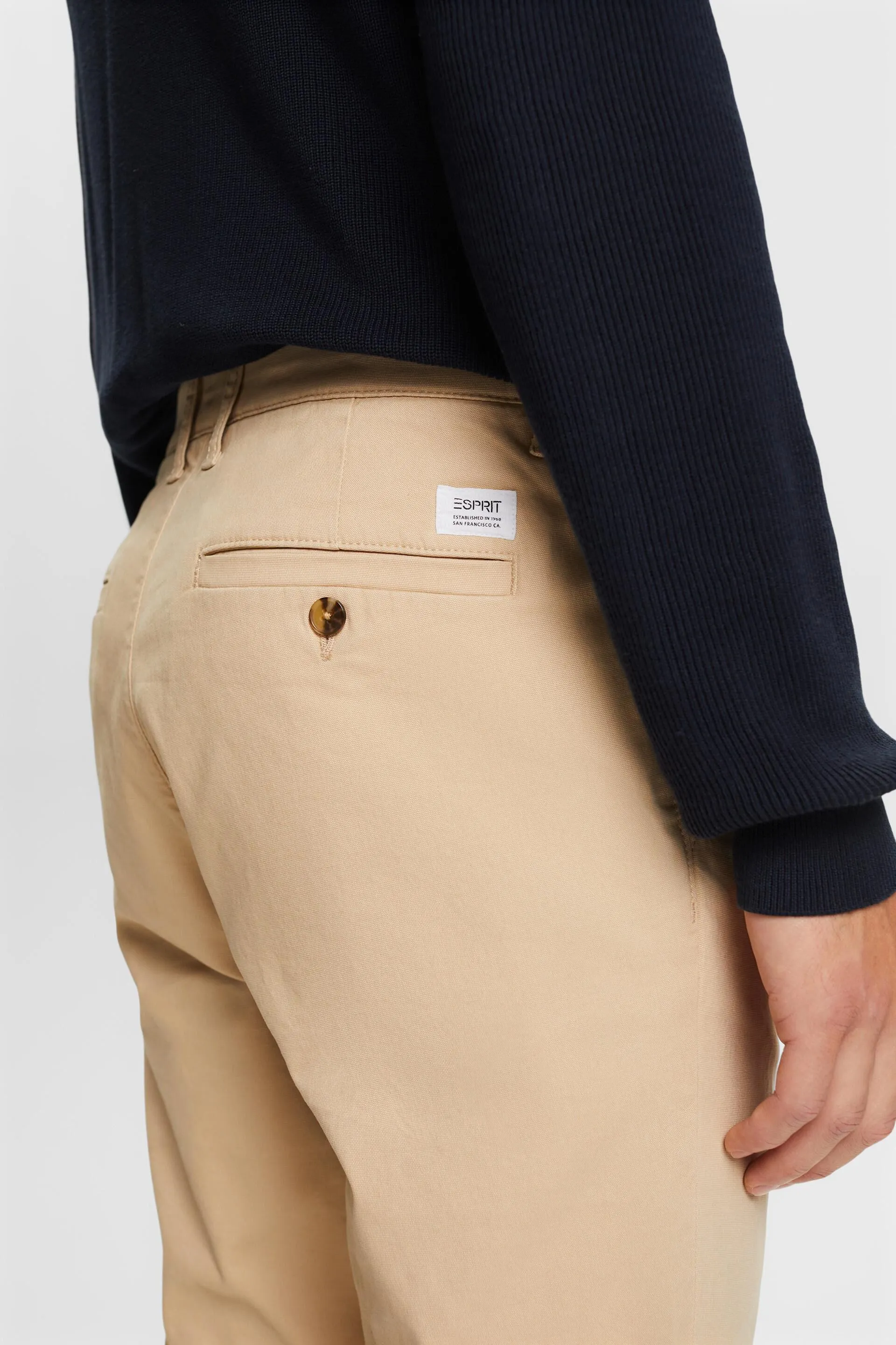 Pantaloni chino, cotone con stretch