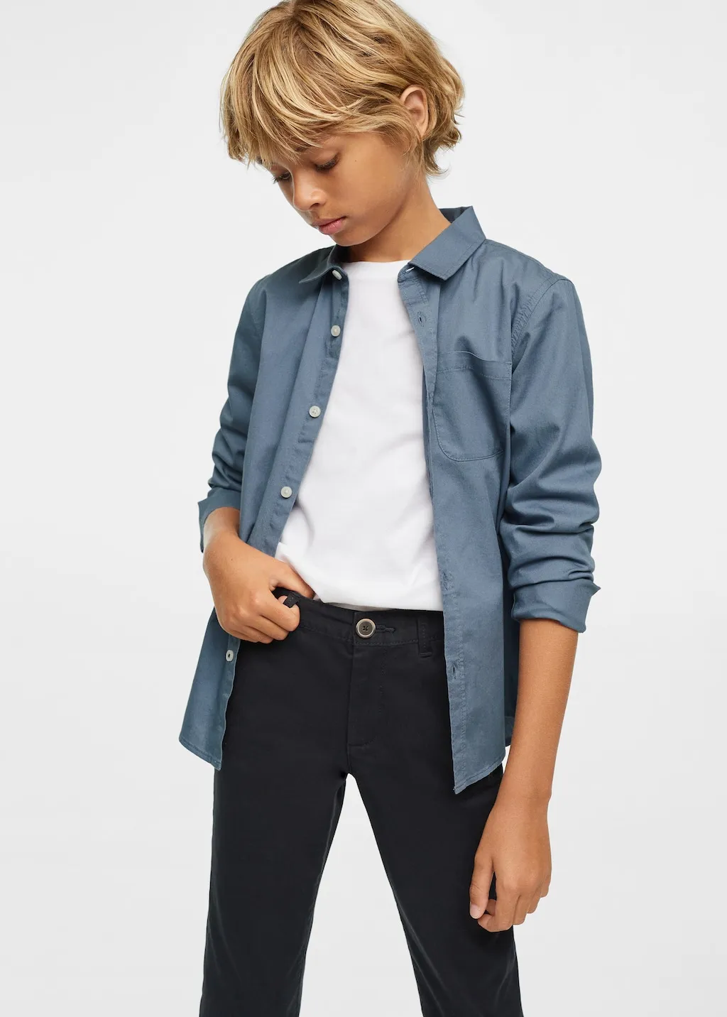 Pantaloni chino cotone