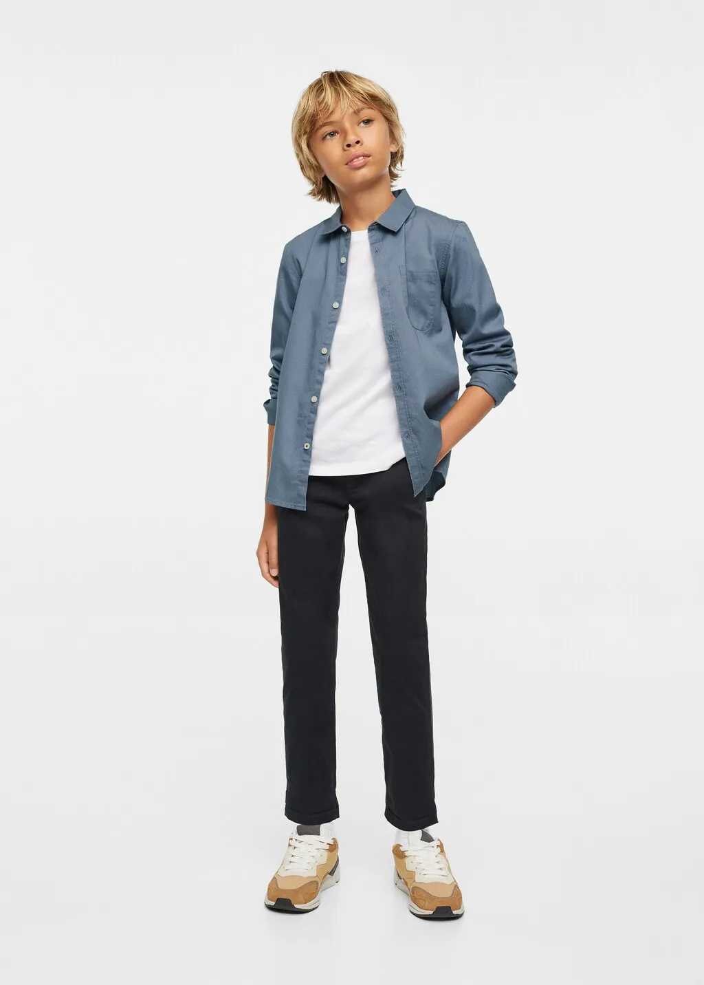 Pantaloni chino cotone