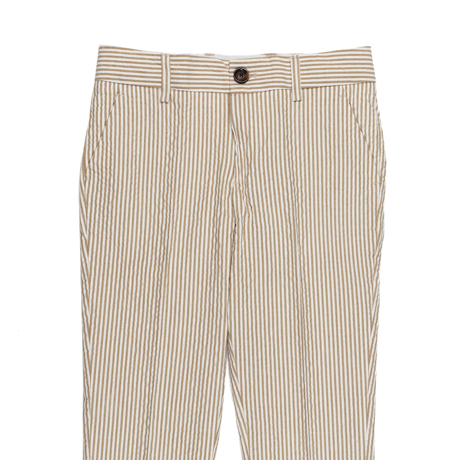 Pantaloni Chino In Seersucker