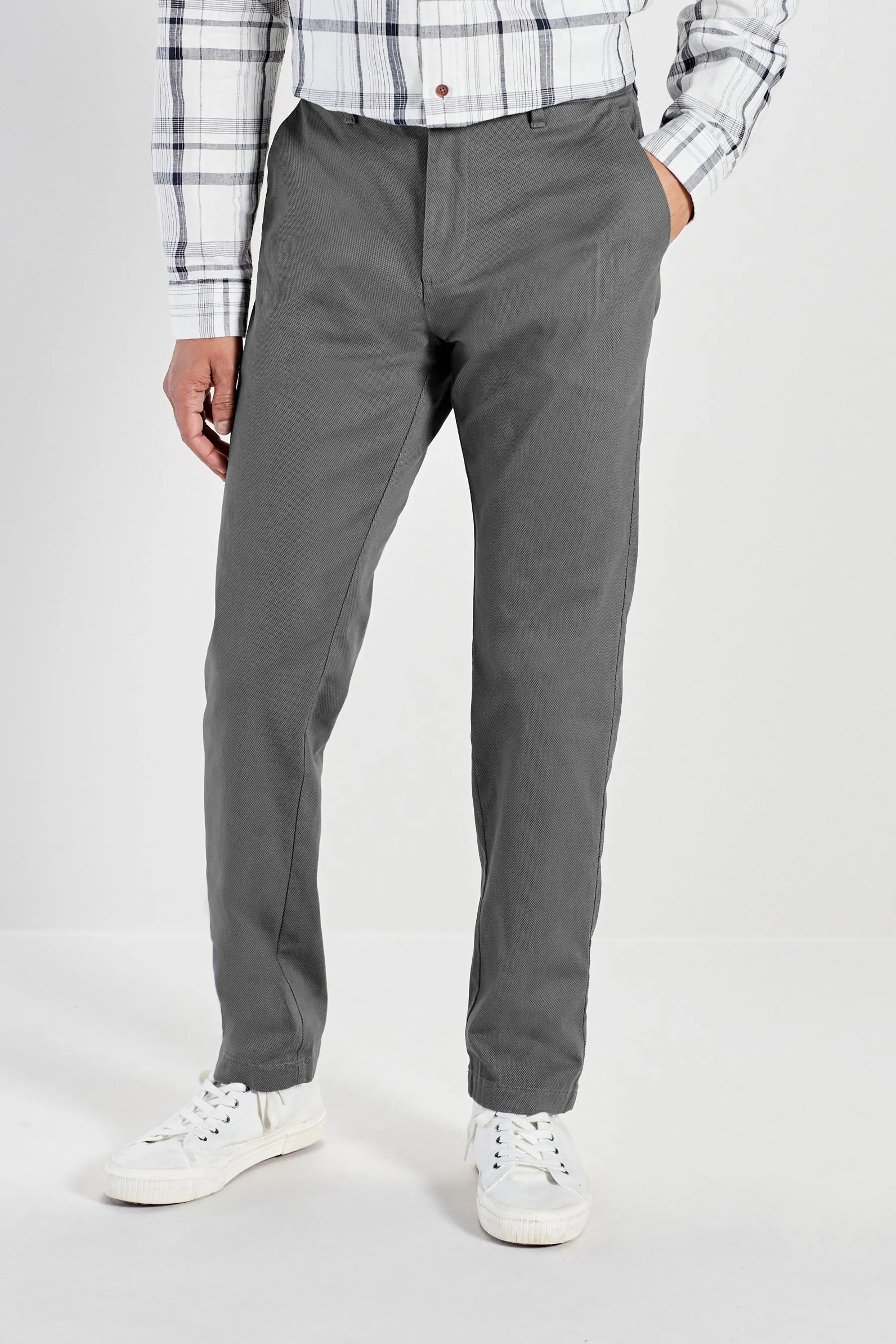 Pantaloni chino morbidi elasticizzati stampati