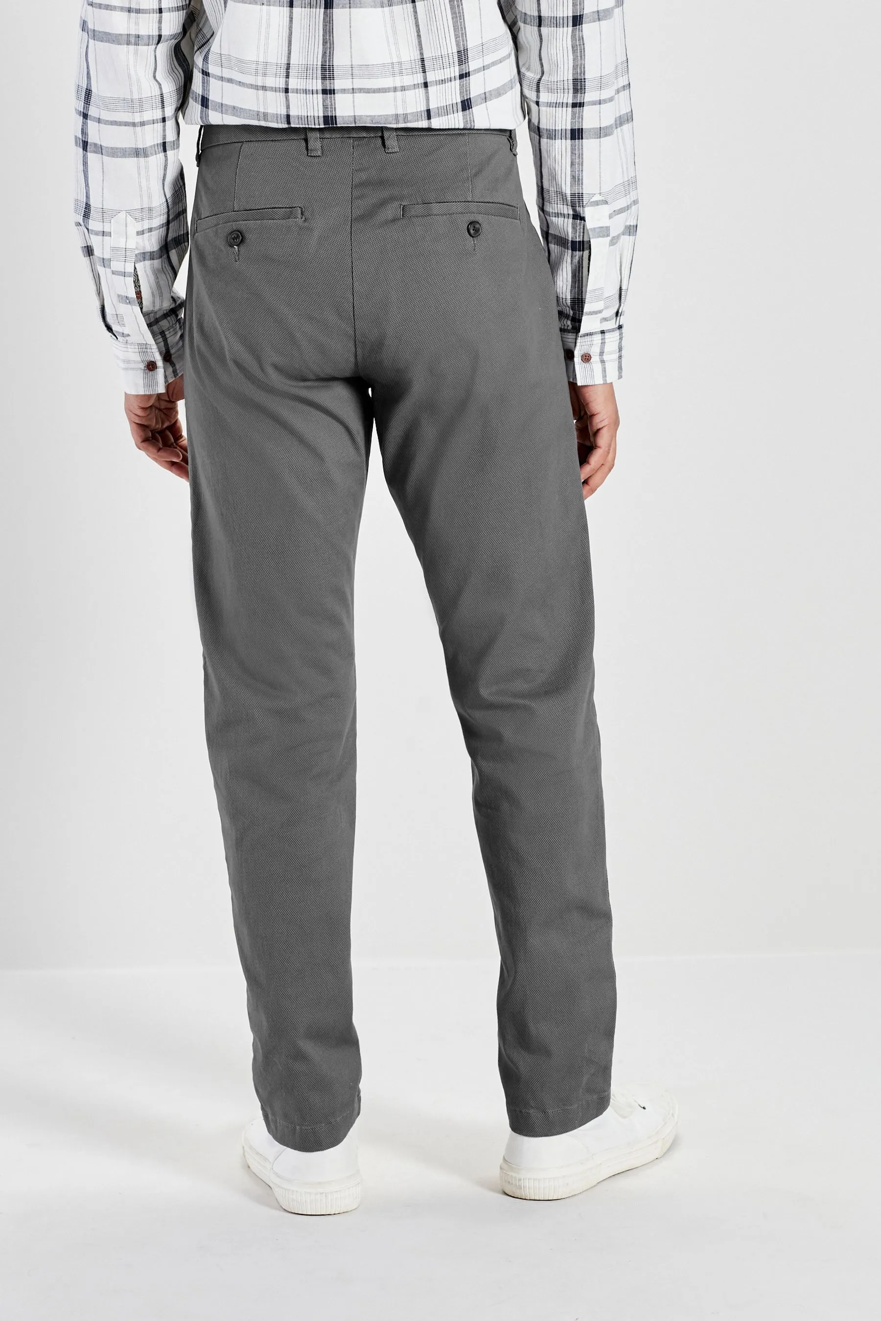 Pantaloni chino morbidi elasticizzati stampati