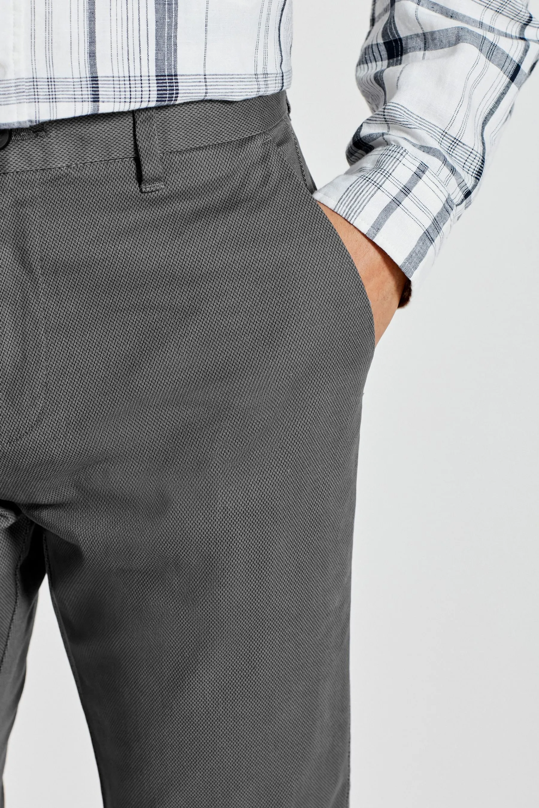 Pantaloni chino morbidi elasticizzati stampati