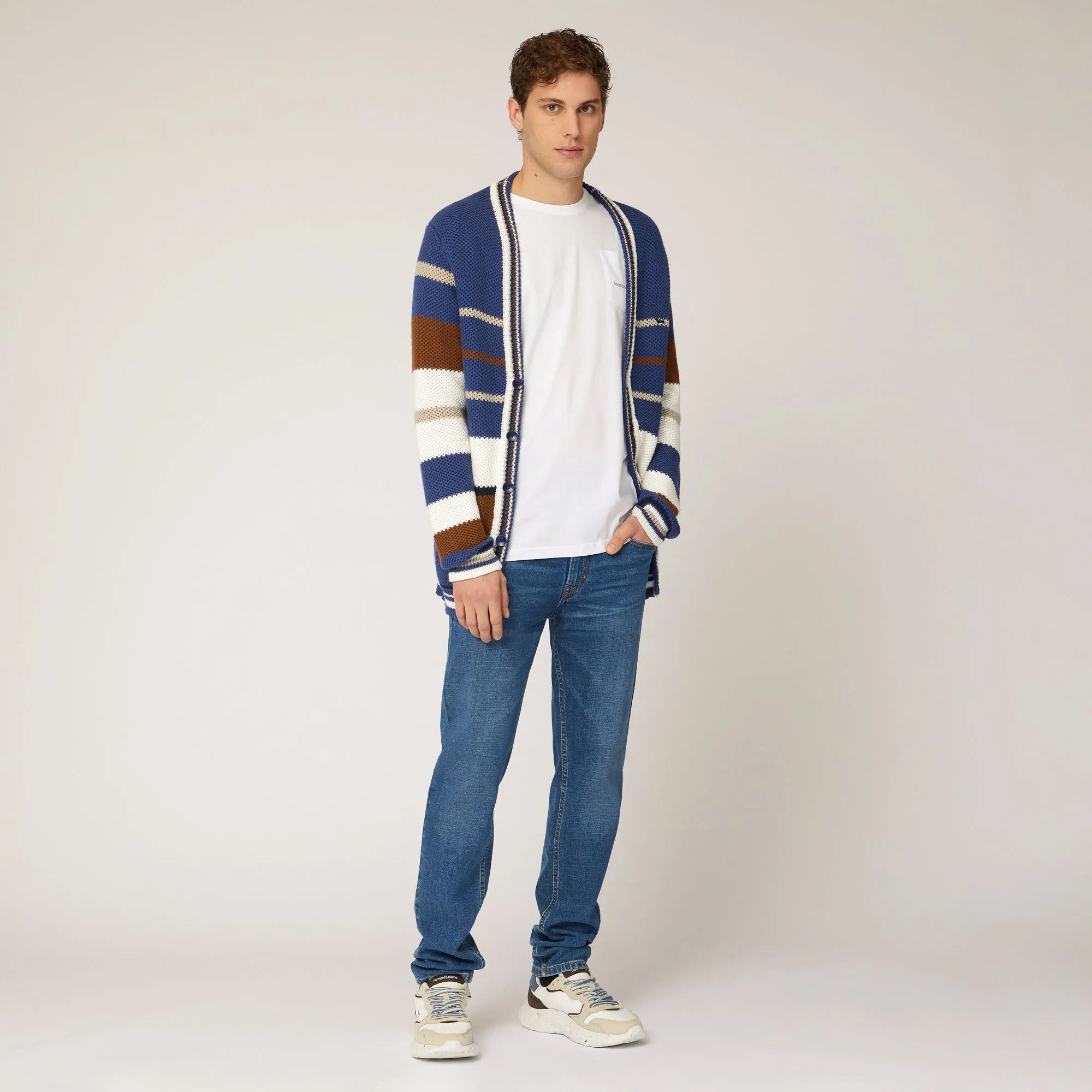 Pantaloni Narrow Fit In Denim