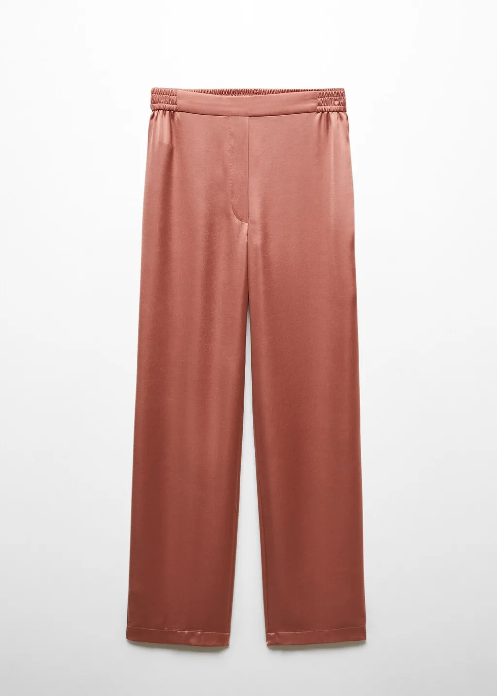 Pantaloni raso vita elasticizzata