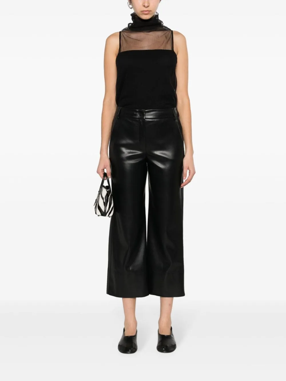 Pantaloni saprano in nero - donna