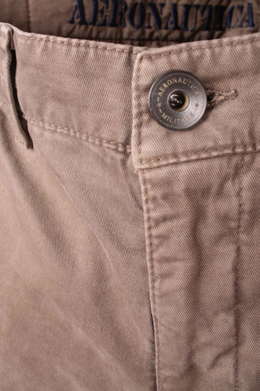 Pantaloni Uomo Aeronautica Militare Beige