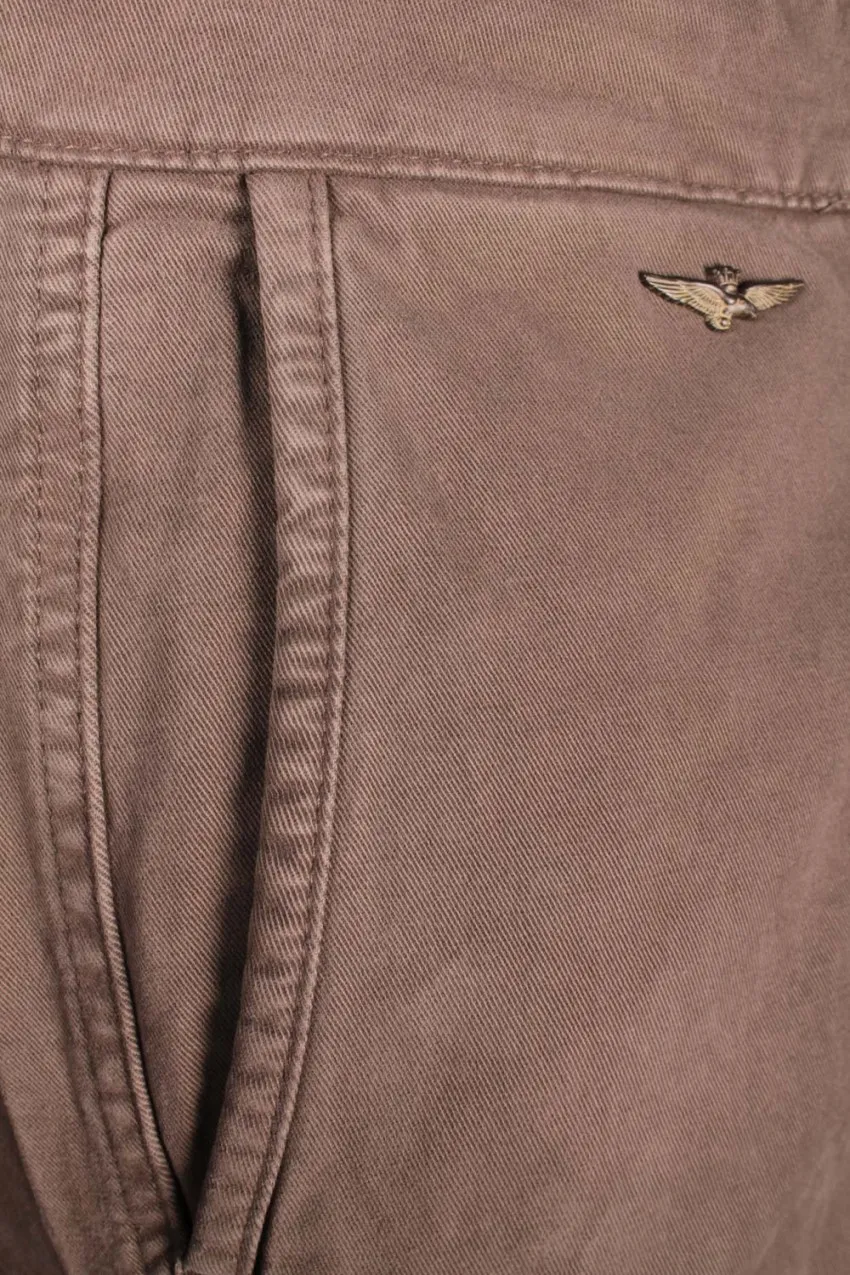 Pantaloni Uomo Aeronautica Militare Beige