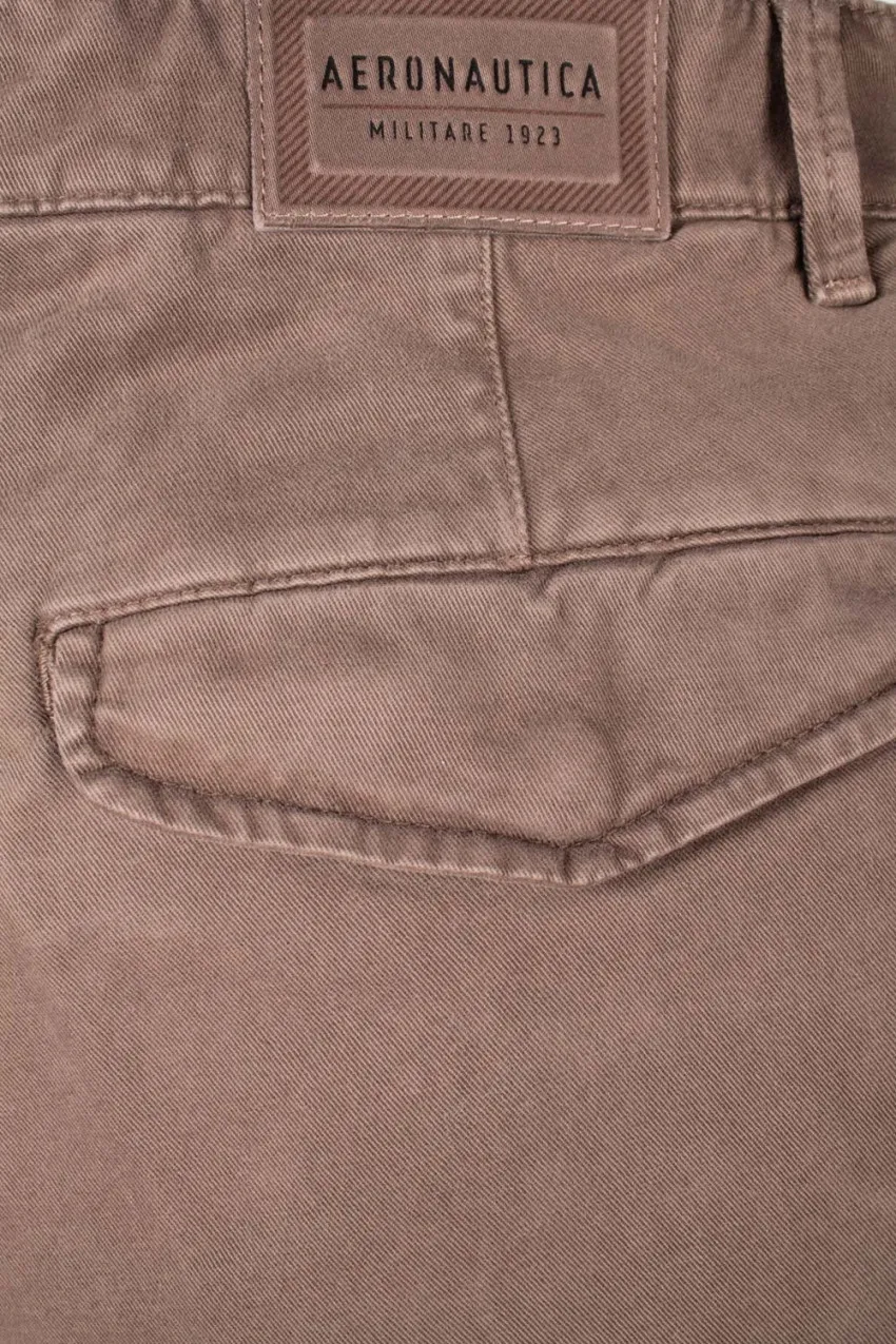 Pantaloni Uomo Aeronautica Militare Beige