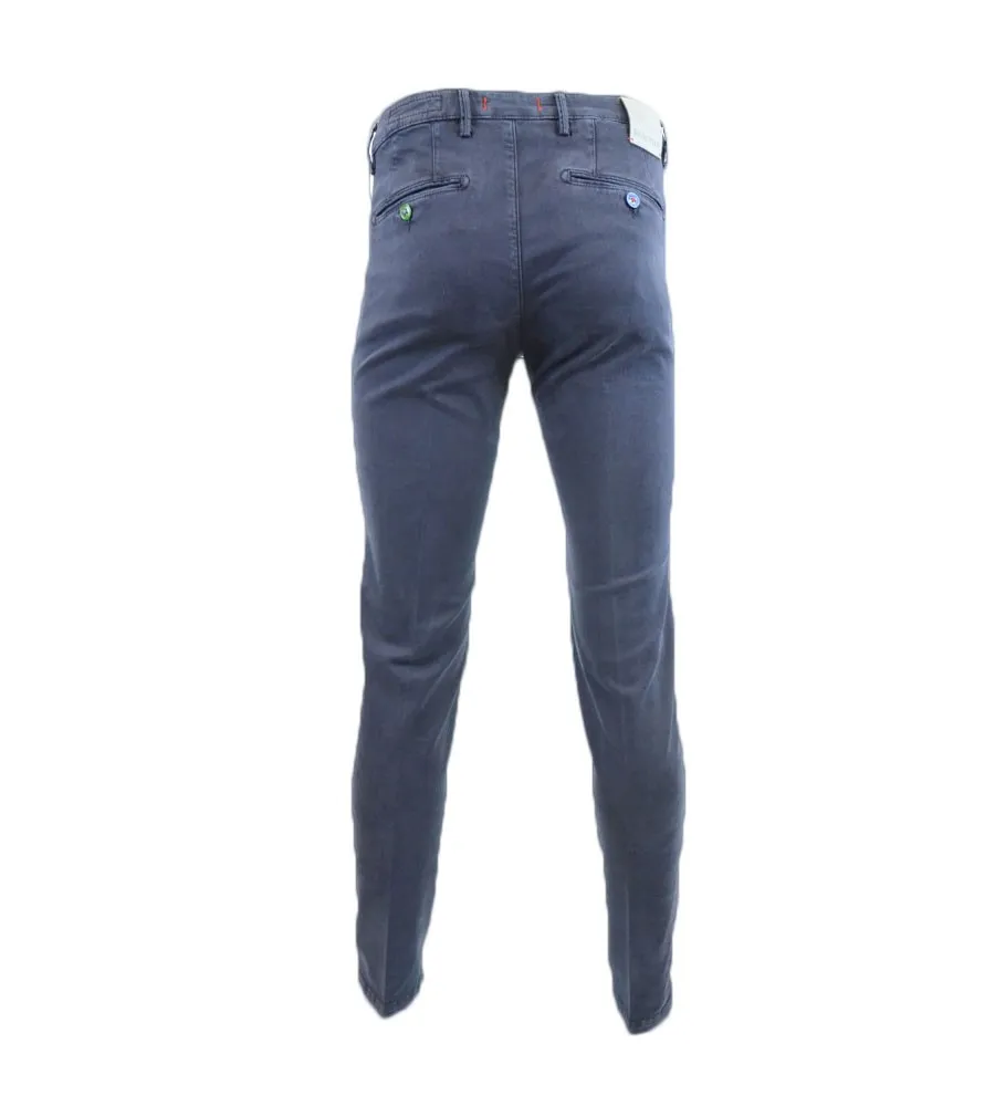 Pantaloni Uomo Baronio Blu - W1780-CHINO