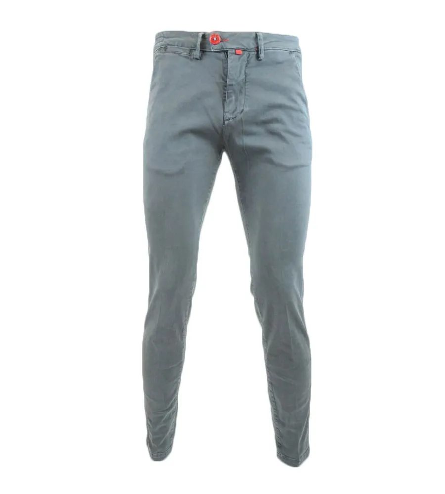 Pantaloni Uomo Baronio Blu - W1780-CHINO