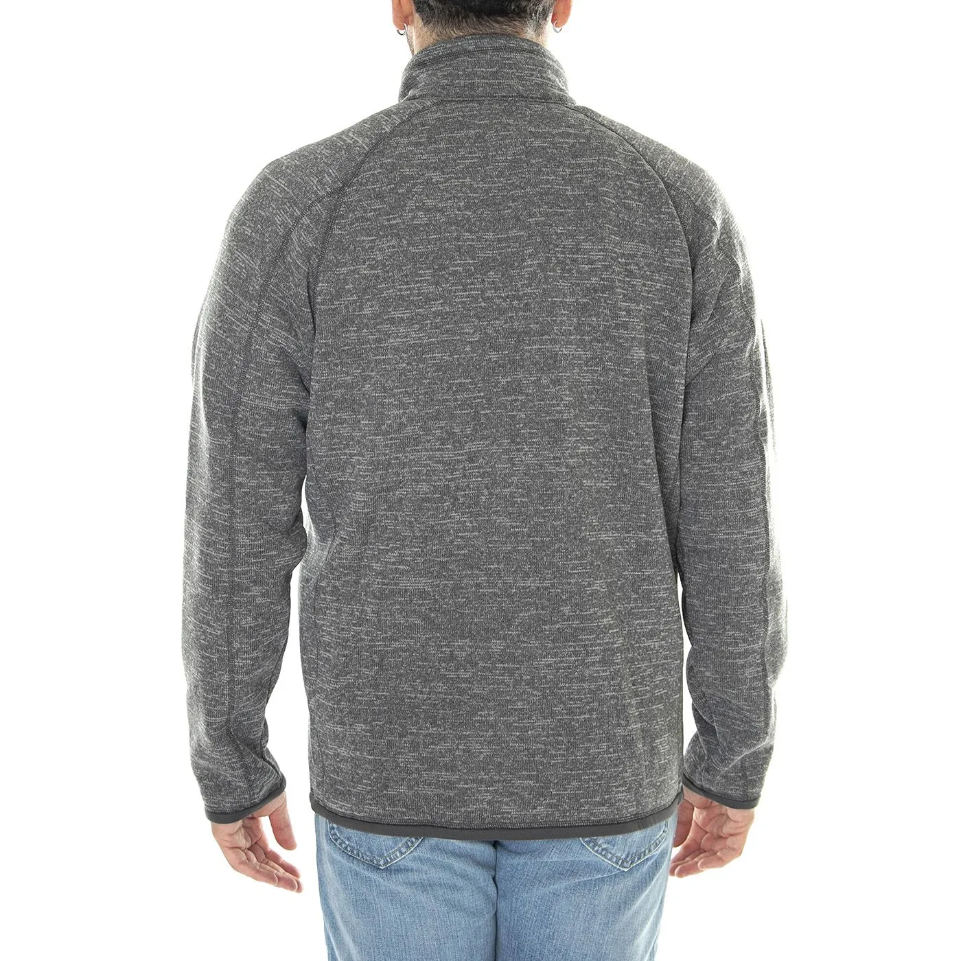 Patagonia M's Better Sweater Jkt Black - Giacca Invernale Uomo Grigia    