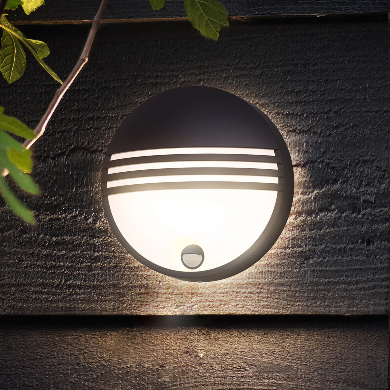 Philips Yarrow applique da esterni a LED, sensore