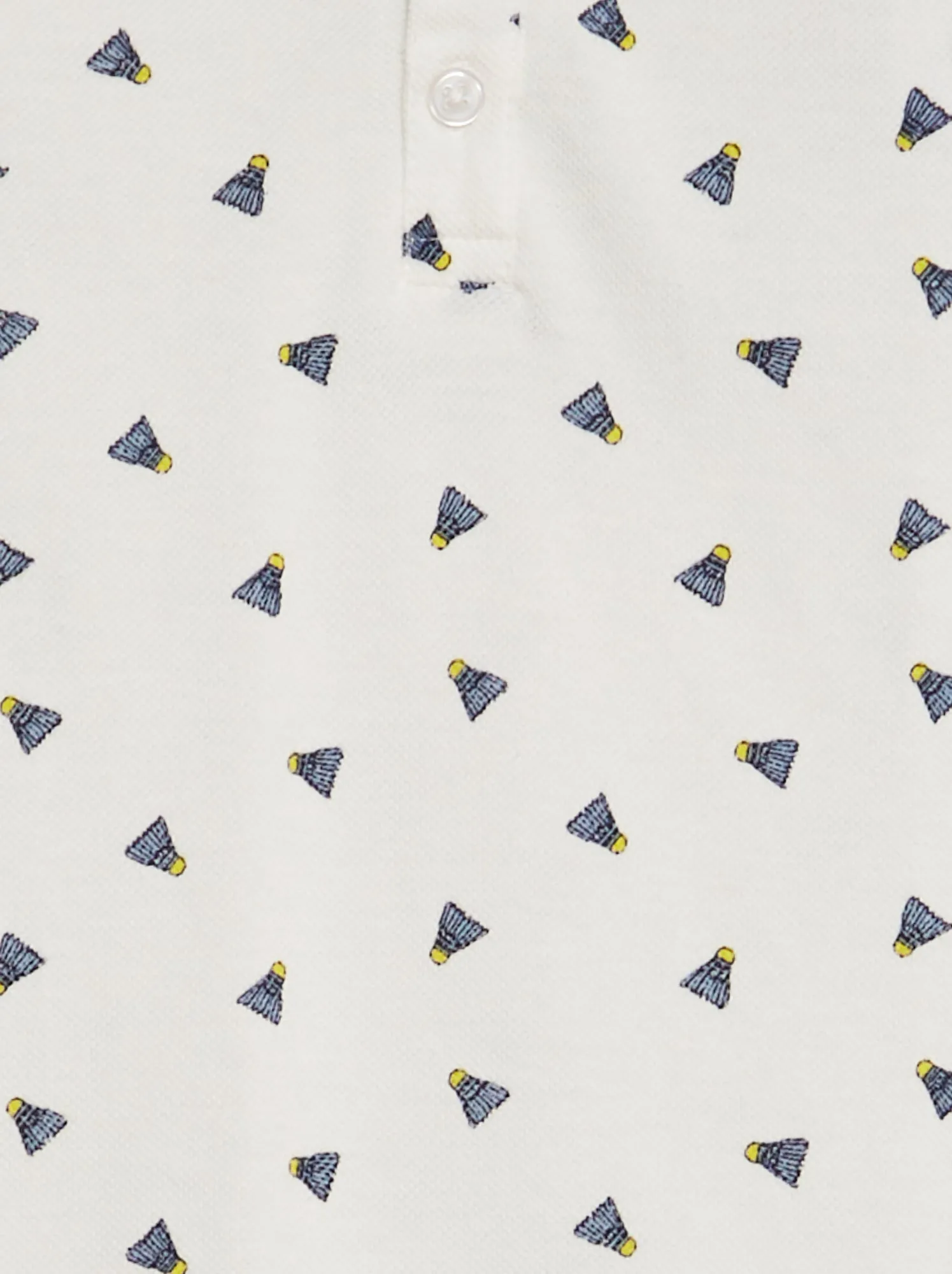 Polo a righe - BIANCO