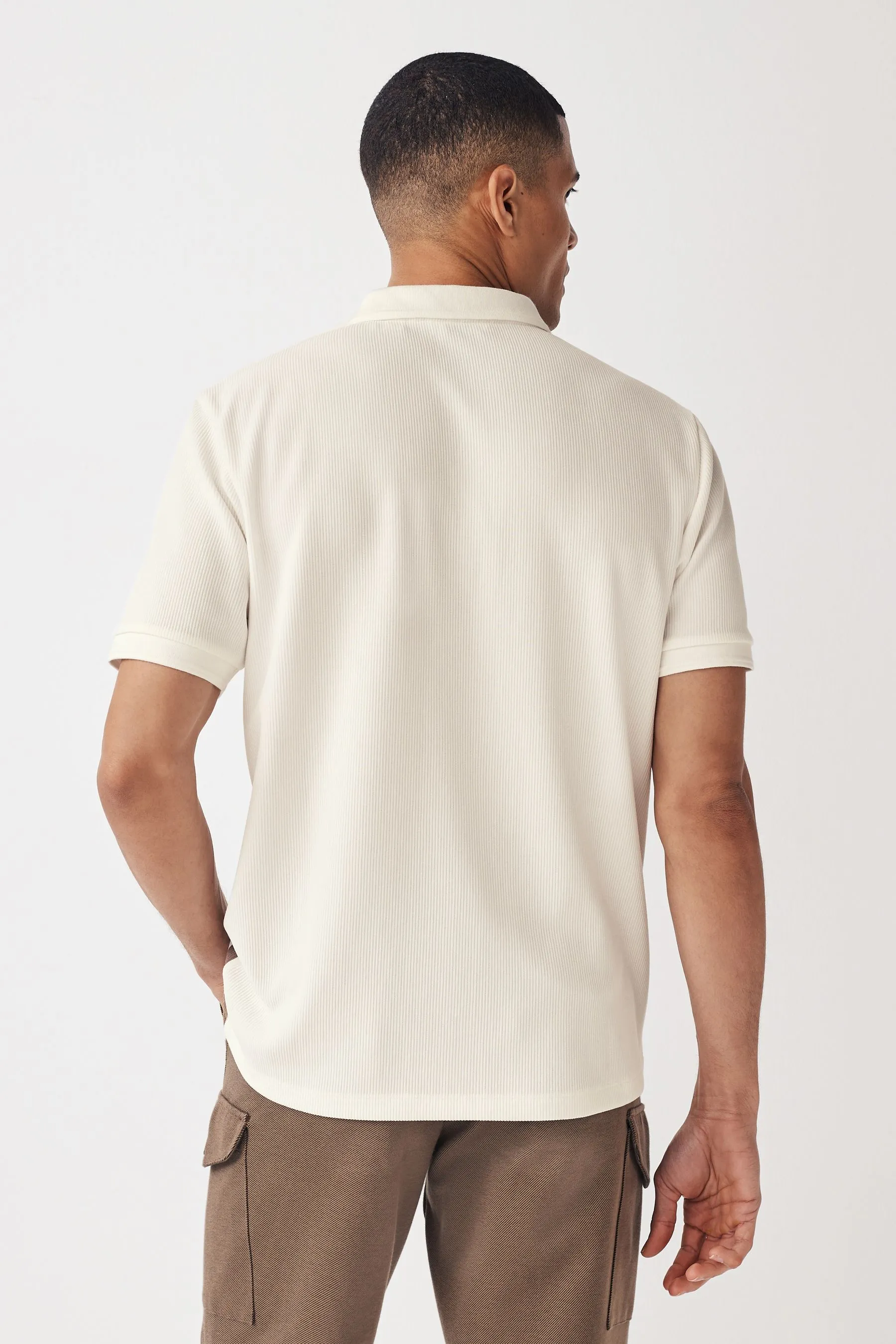 Polo a righe verticali
