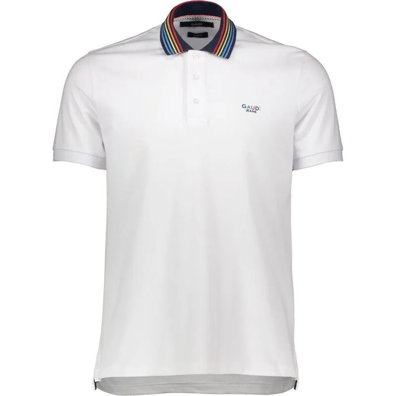 Polo con colletto multicolor