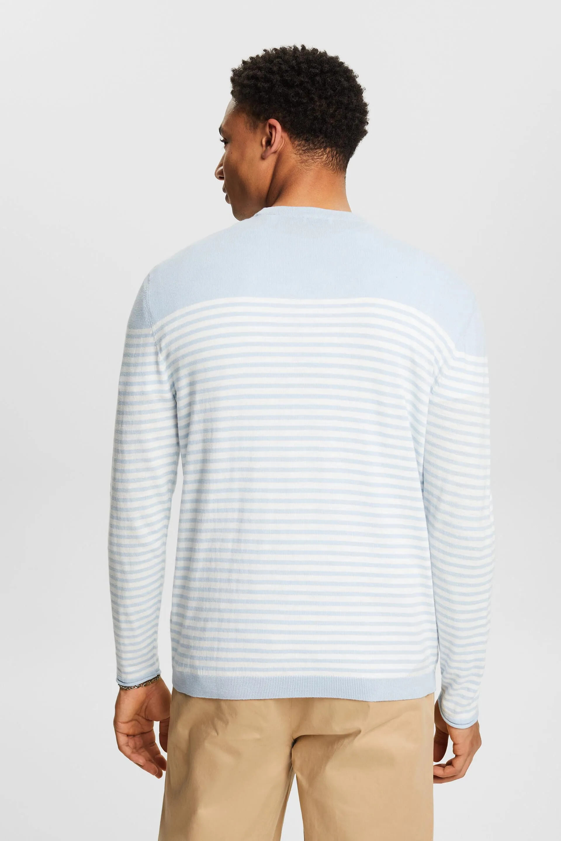 Pullover a righe in cotone