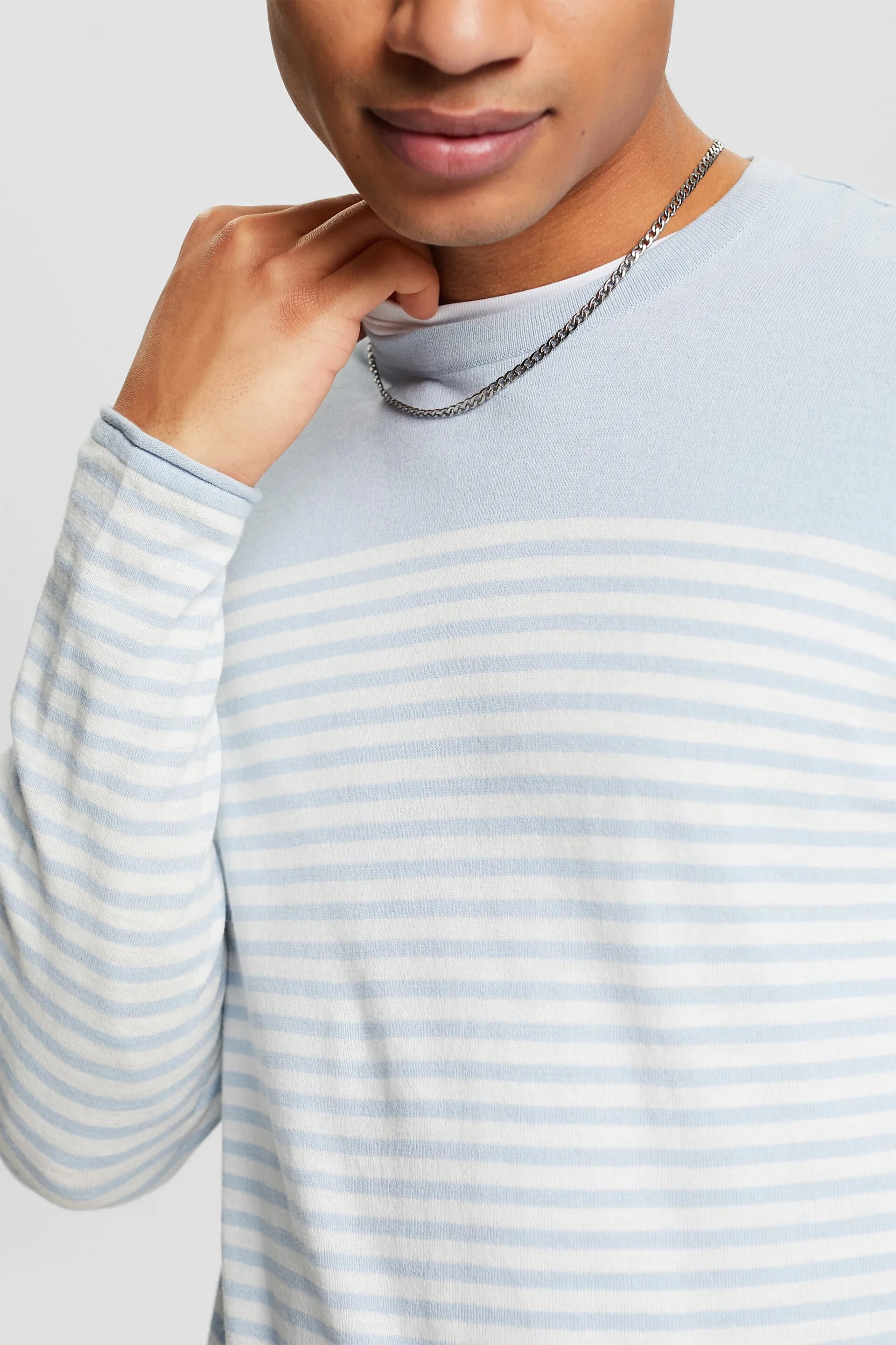 Pullover a righe in cotone