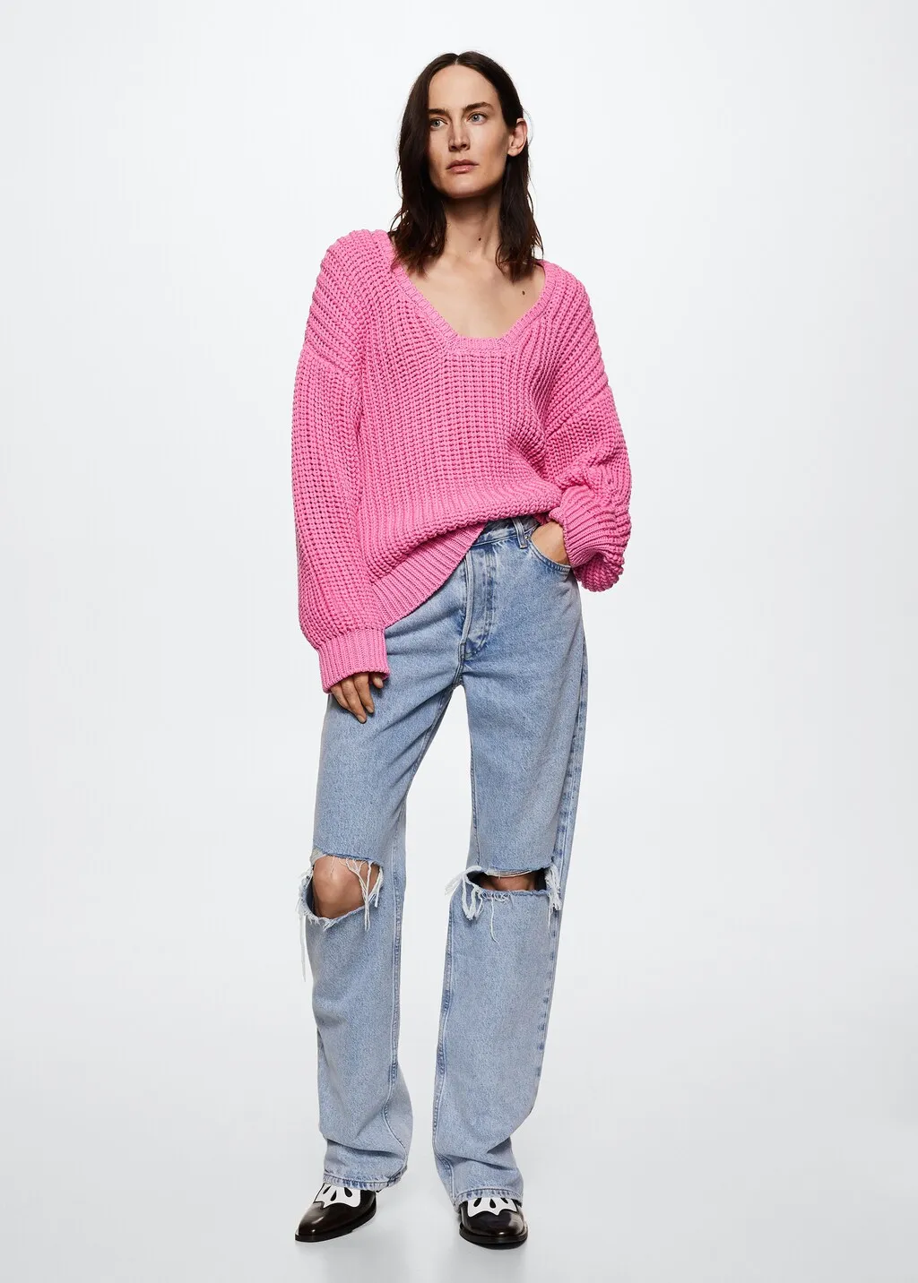 Pullover maglia grossa