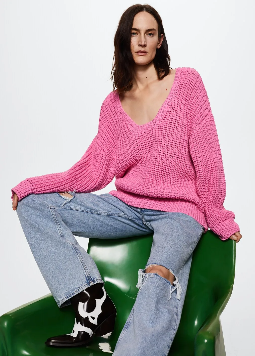Pullover maglia grossa