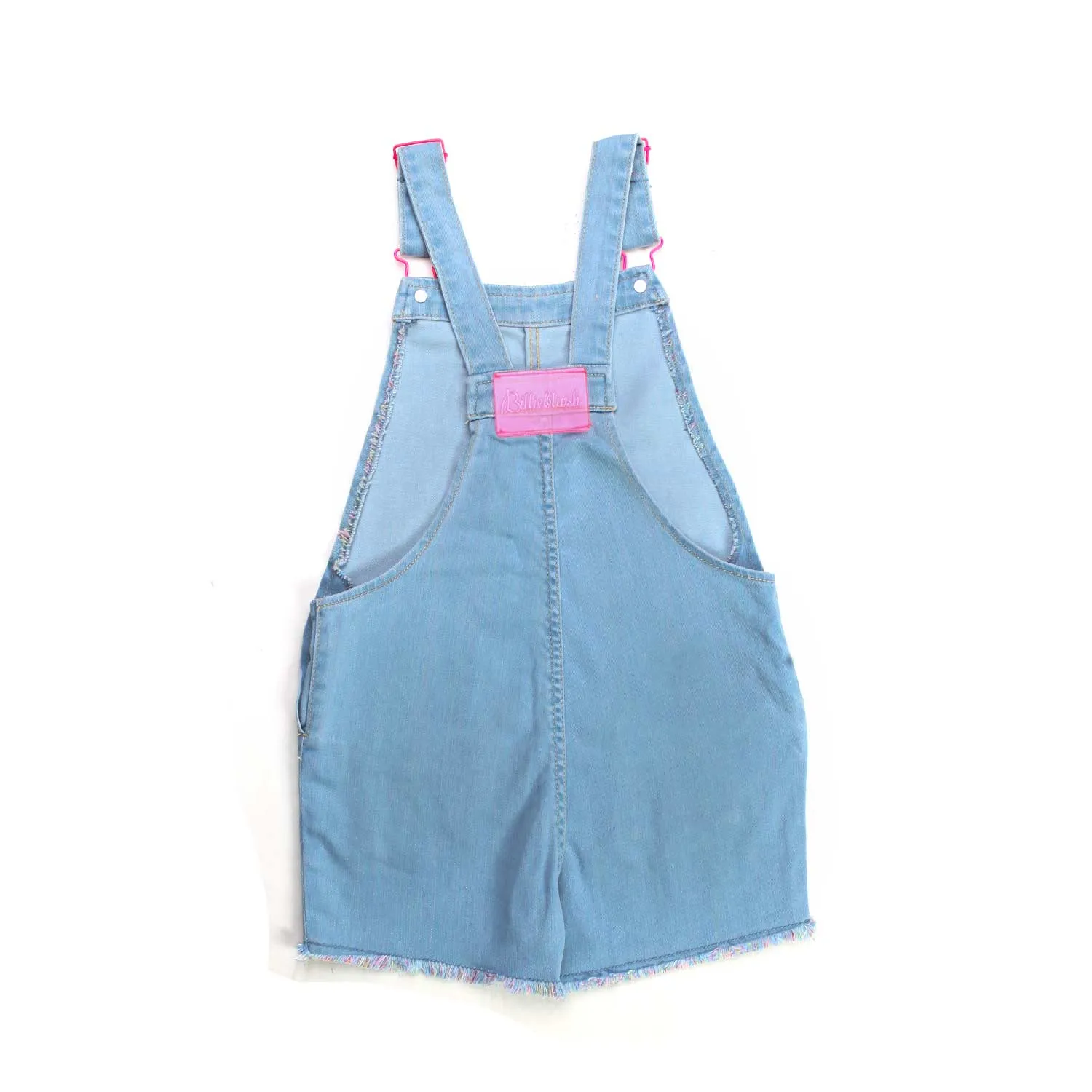 Salopette Corta Denim Bambina