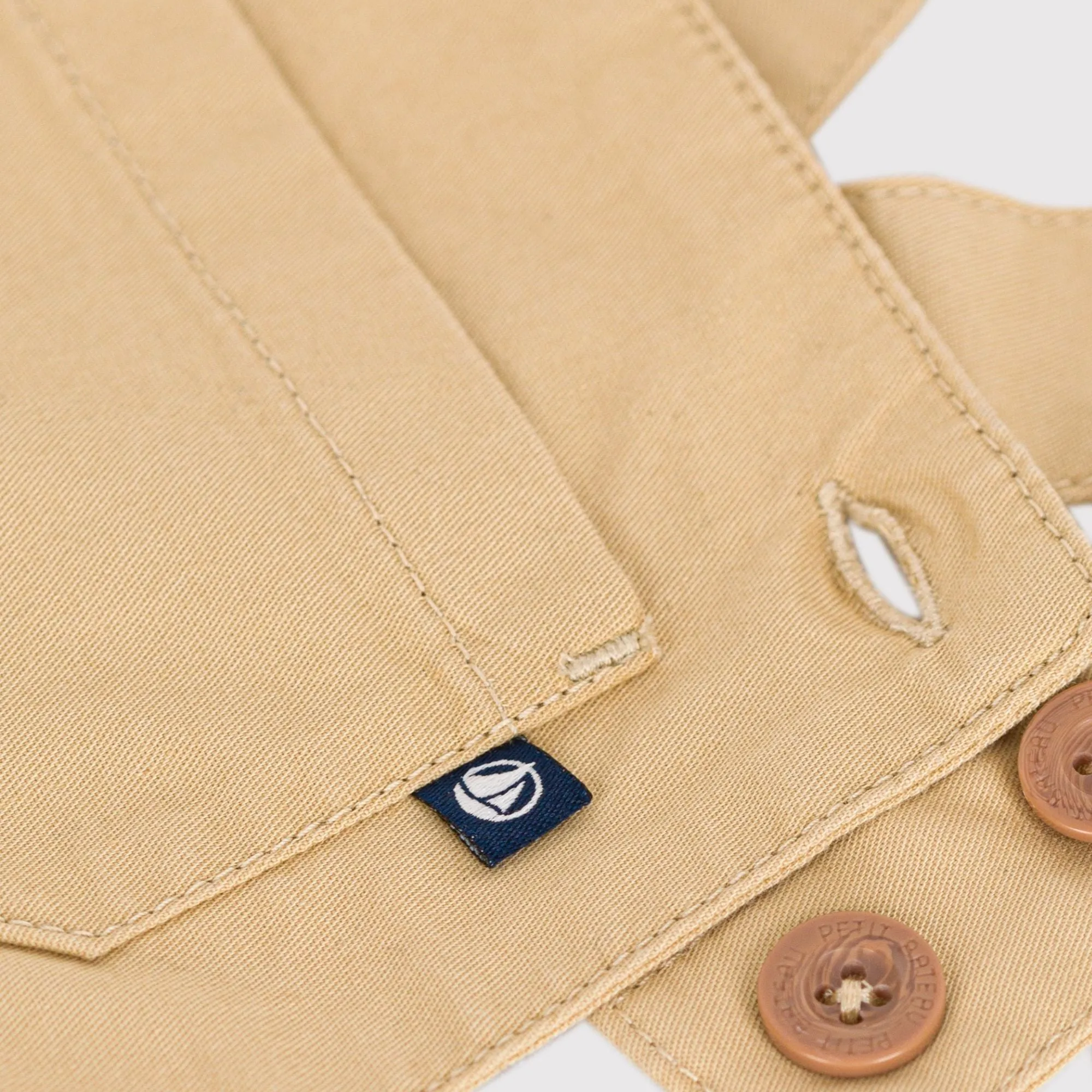 SALOPETTE CORTA IN SERGE BEIGE BEB