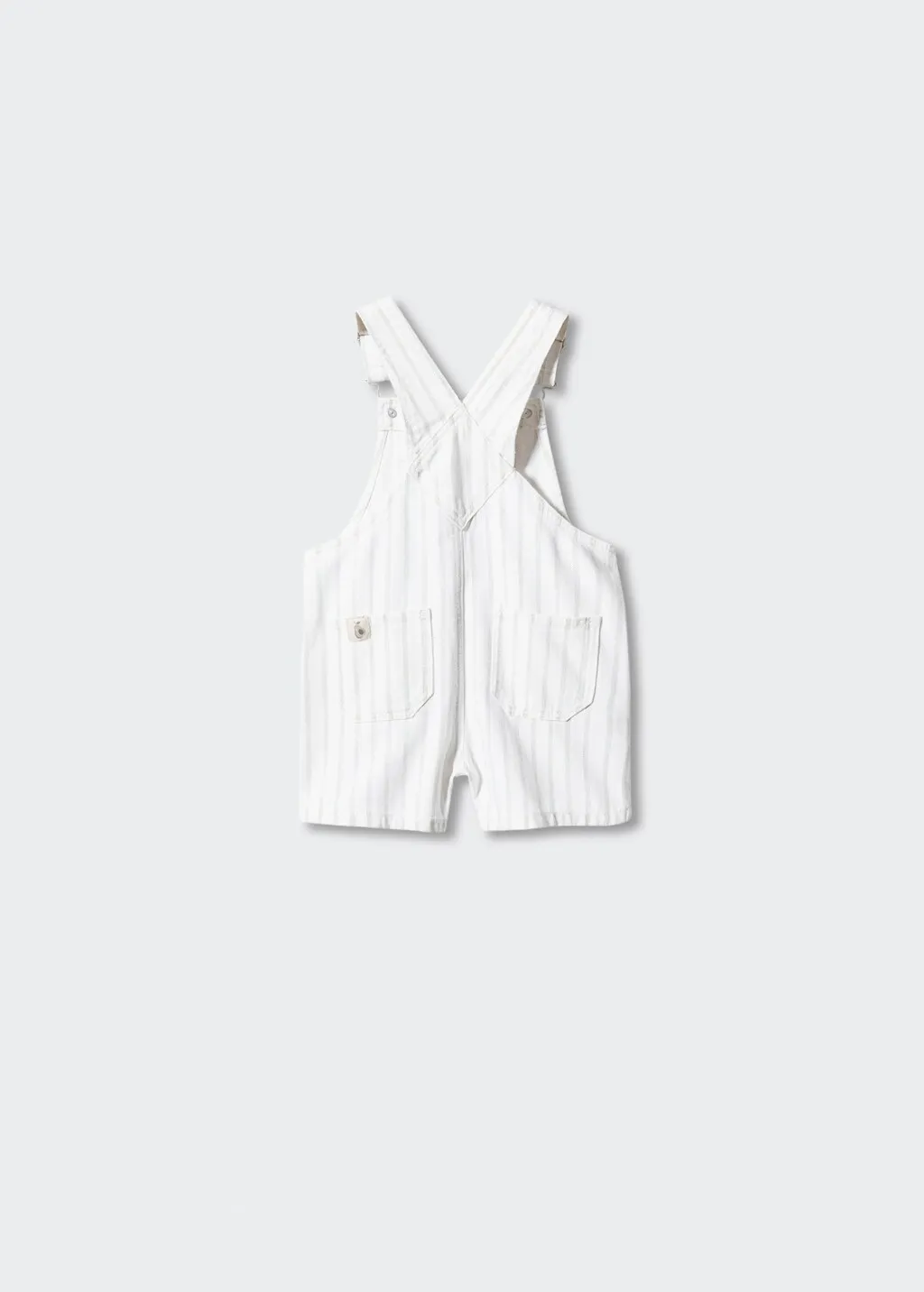Salopette cotone righe