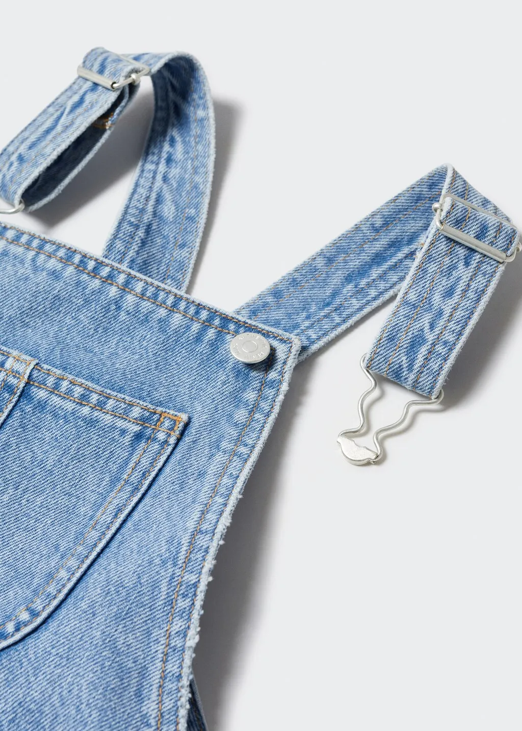 Salopette denim corta