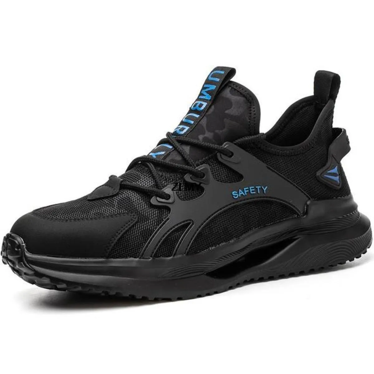 Scarpe antinfortunistiche da uomo alla moda Sneaker alte con punta in acciaio Scarpe da lavoro leggere da uomo Stivali antinfort