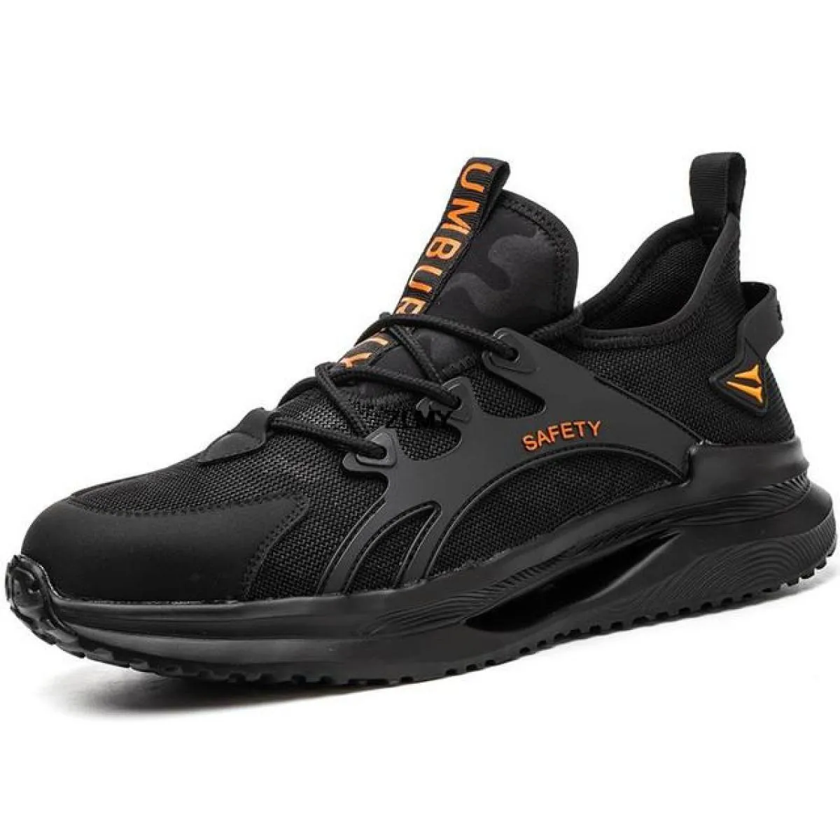 Scarpe antinfortunistiche da uomo alla moda Sneaker alte con punta in acciaio Scarpe da lavoro leggere da uomo Stivali antinfort