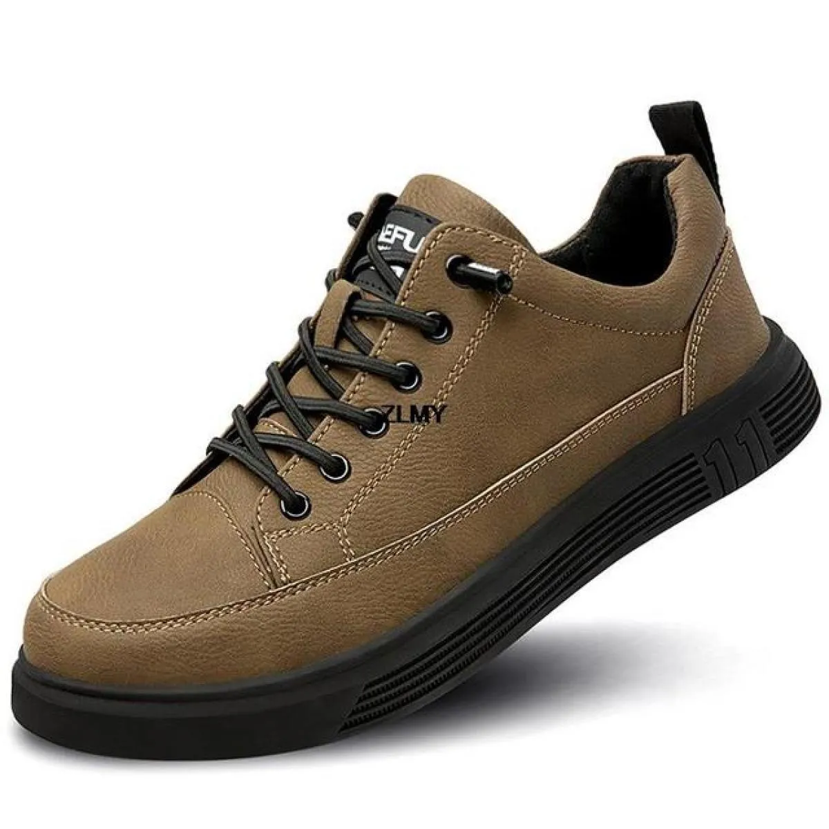Scarpe antinfortunistiche in pelle micro Scarpe da lavoro anti-pugnalate da uomo Sneakers con punta in acciaio Stivali antinfort
