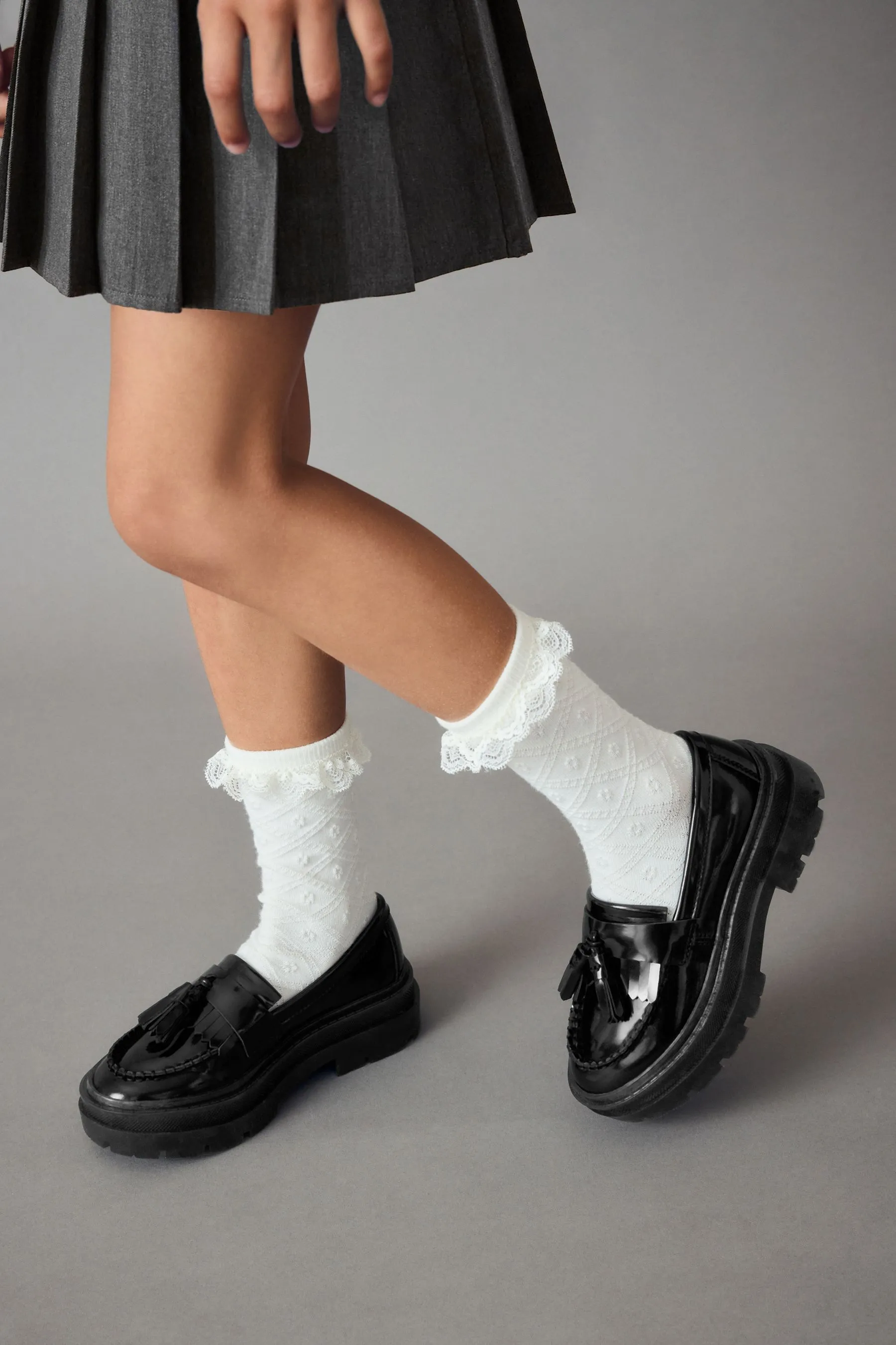 Scarpe per la scuola spessa    