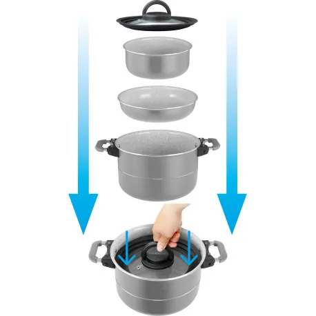 Set Pentole Brunner Fusion 7+1