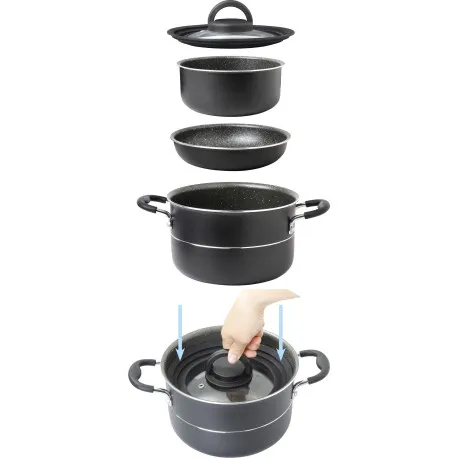 Set Pentole Brunner Pirate NG 7+1 Ø 20
