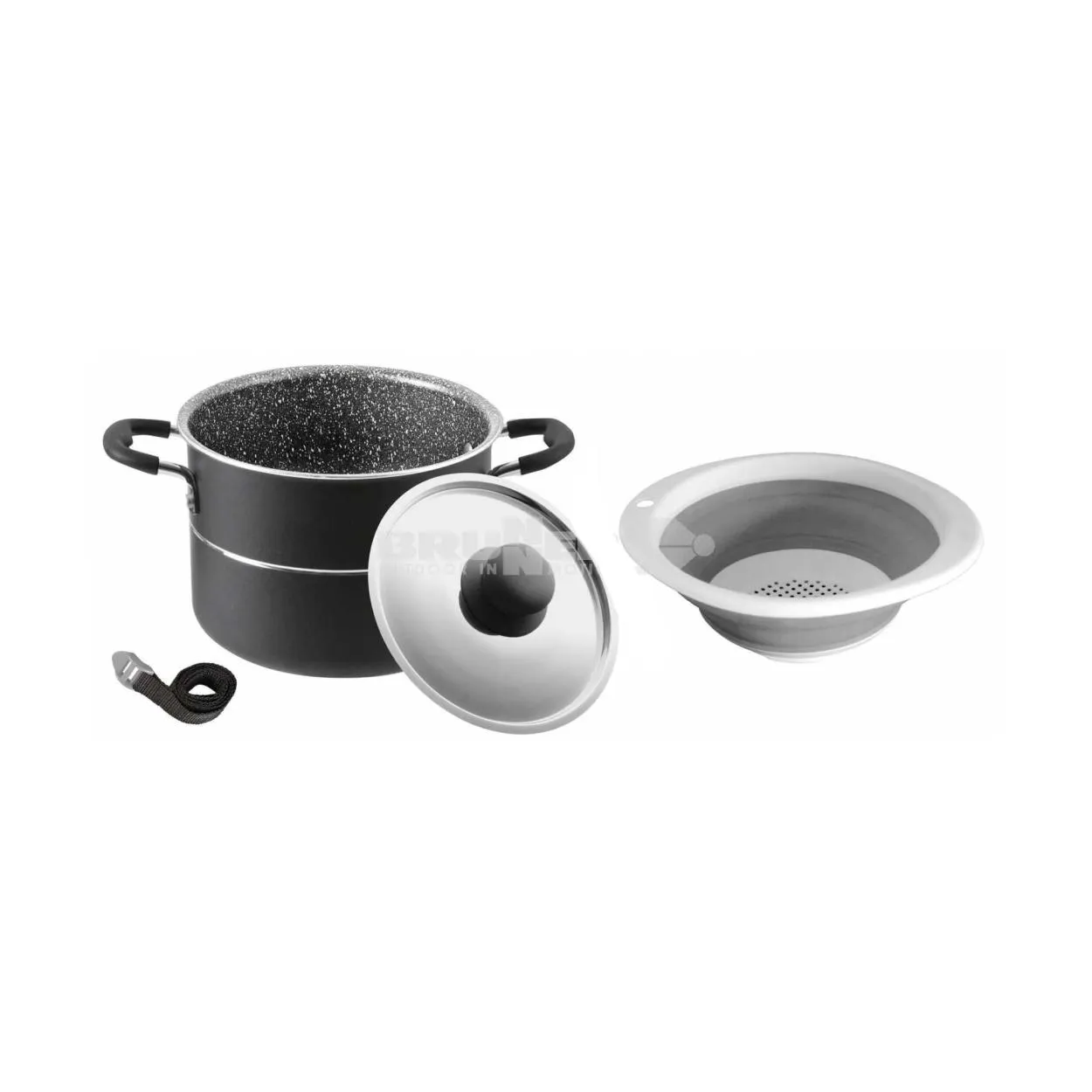Set Pentole da Campeggio Popote Pirate 3+1 Ø 22 Brunner
