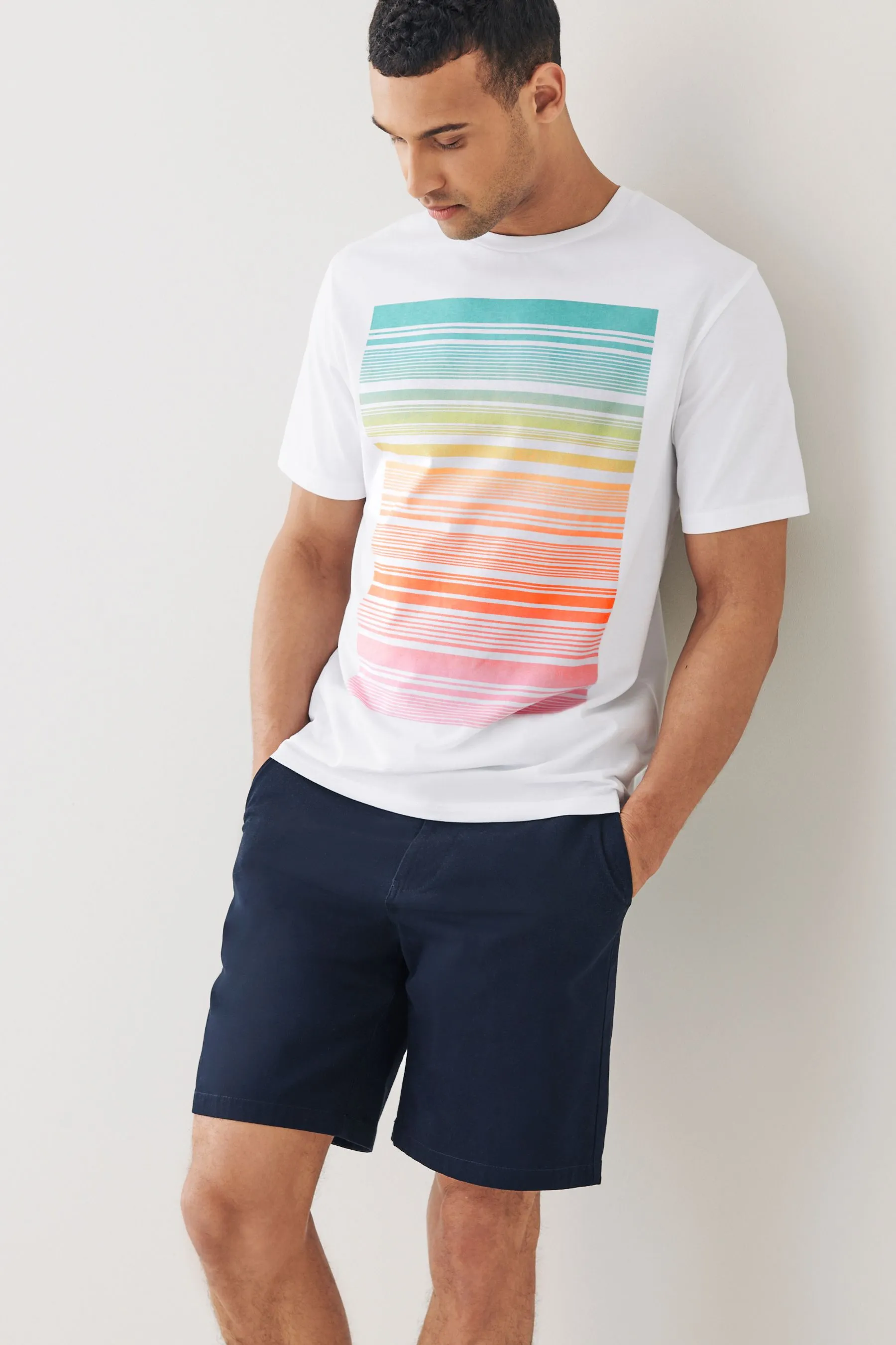 Shorts Pantaloni chino elasticizzati