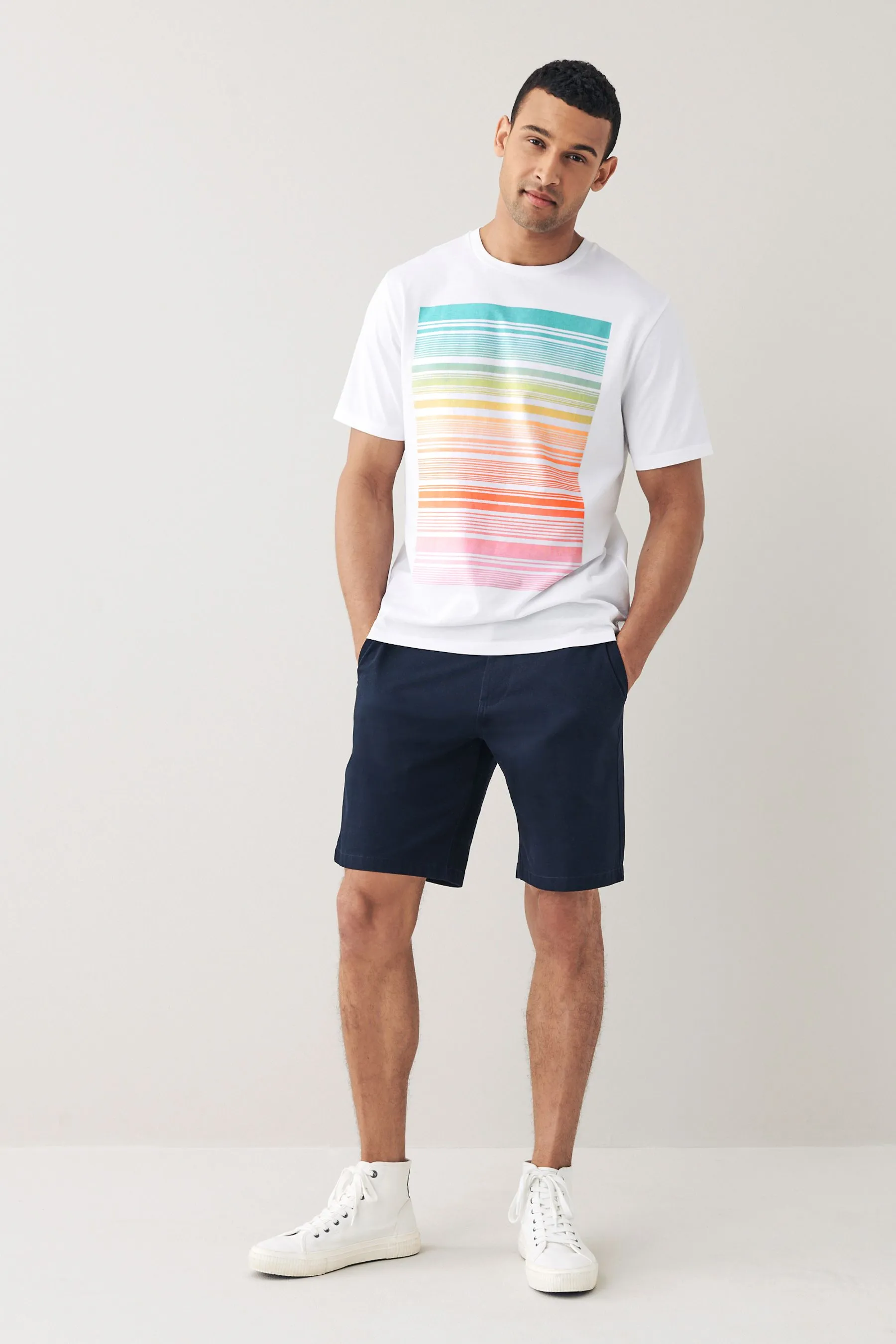 Shorts Pantaloni chino elasticizzati