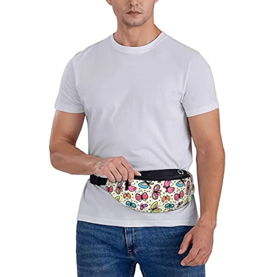 Simpatico marsupio a forma di farfalla/marsupio, borsa a tracolla per il tempo libero per sport all’aria aperta, borse sul petto
