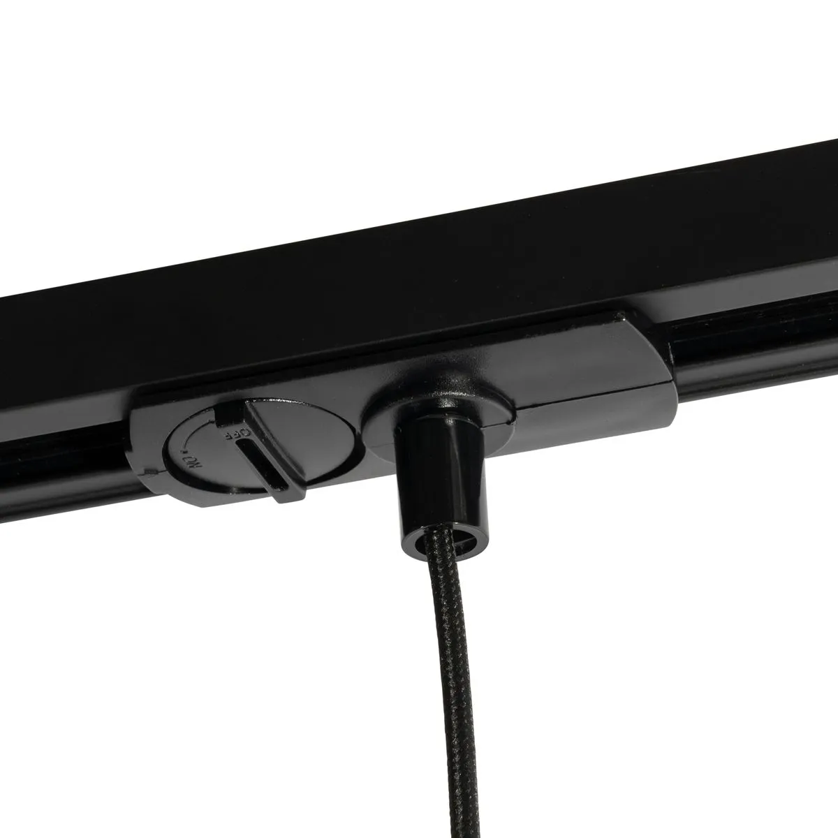 Sistema di illuminazione su binario moderno con 5 luci a sospensione bronzo scuro monofase - Iconic Lloyd