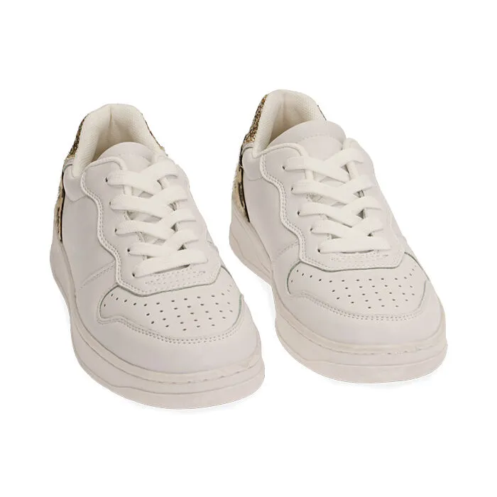 Sneakers bianco/oro