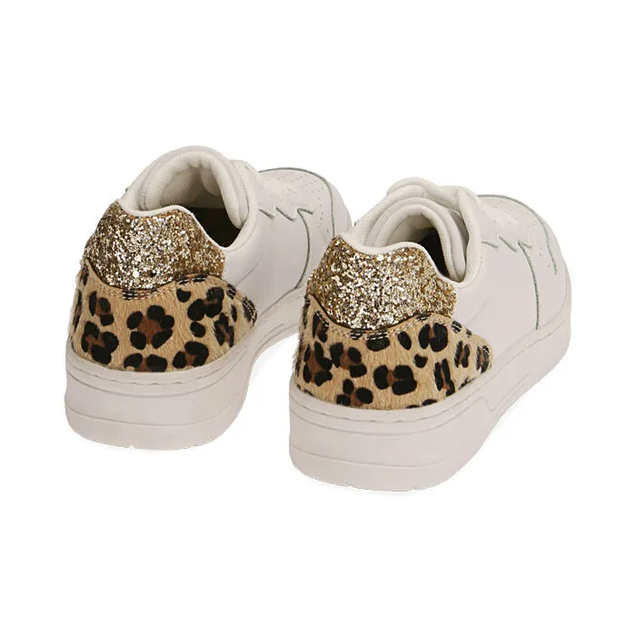 Sneakers bianco/oro