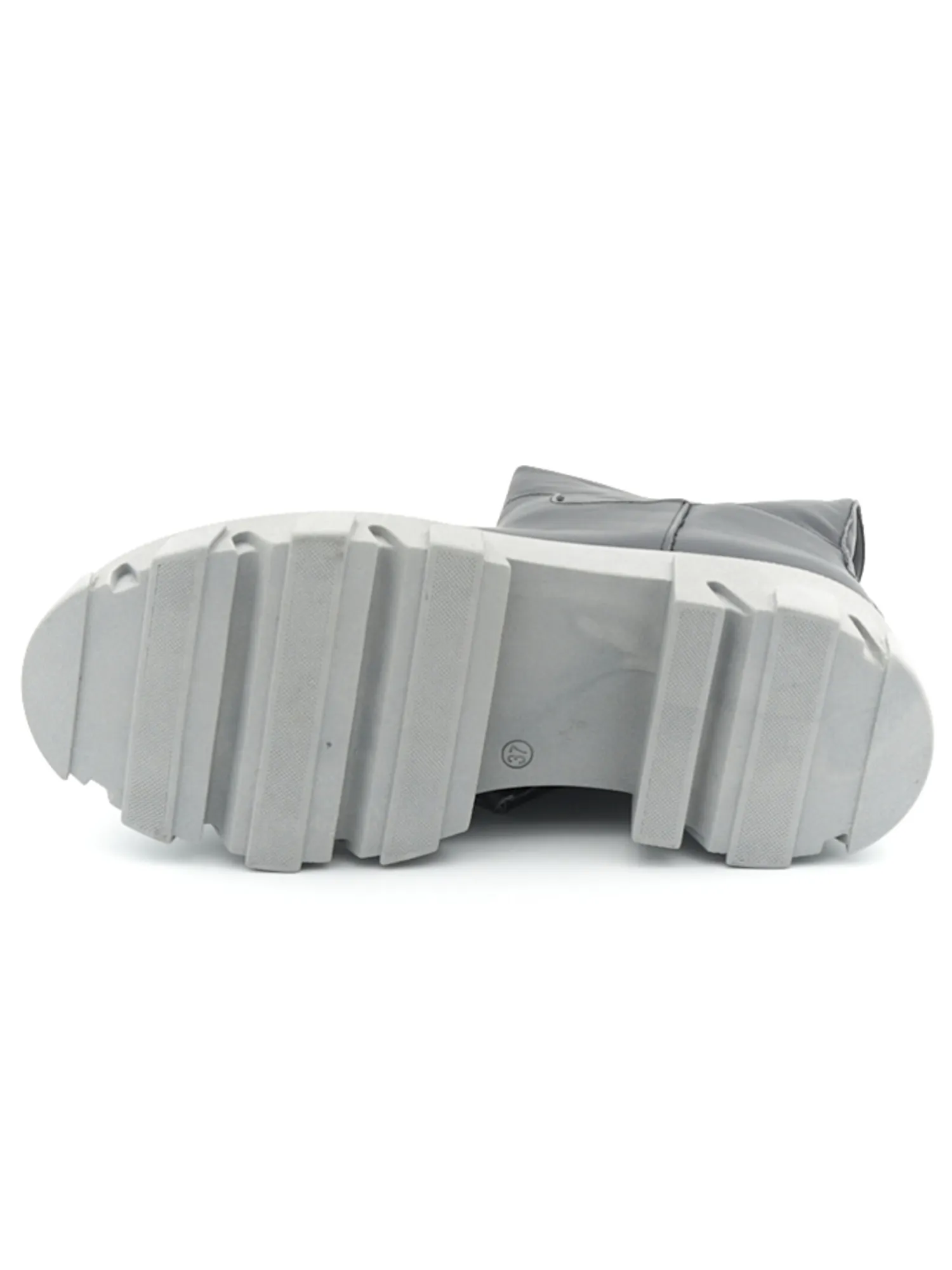 Stivale a tubo donna color grigio