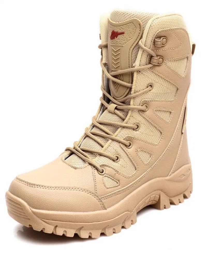 Stivali da combattimento Uomo Tattico Militare Esercito Caccia Trekking Campeggio Alpinismo Donna Inverno Scarpe da lavoro Boot