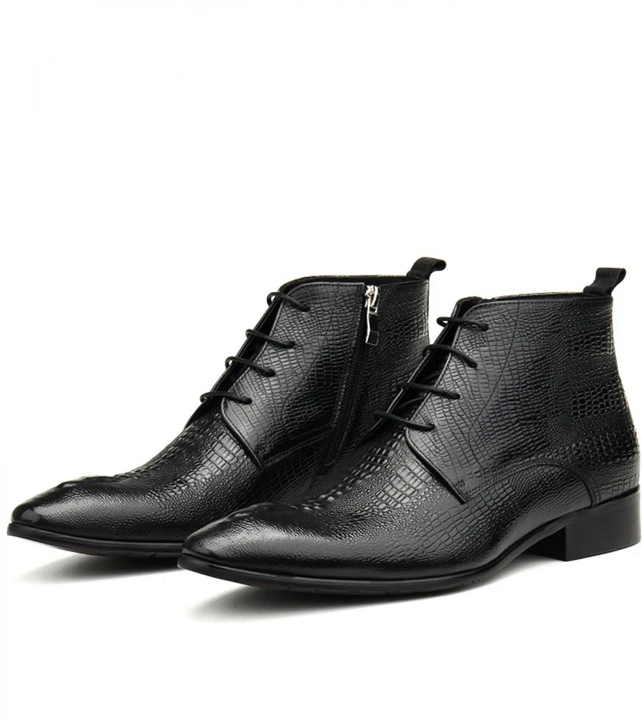 Stivali da uomo di lusso Moda modello coccodrillo Vera pelle Marca fatta a mano 2022 Inverno Nuovo stile Caldo caviglia Uomo Bus