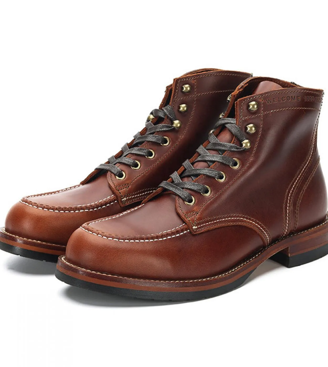 Stivali da uomo retrò Luxury Genuine Leather 2023 New Style Fashion British Trend Designer Caviglia Scarpe da uomo fatte a mano