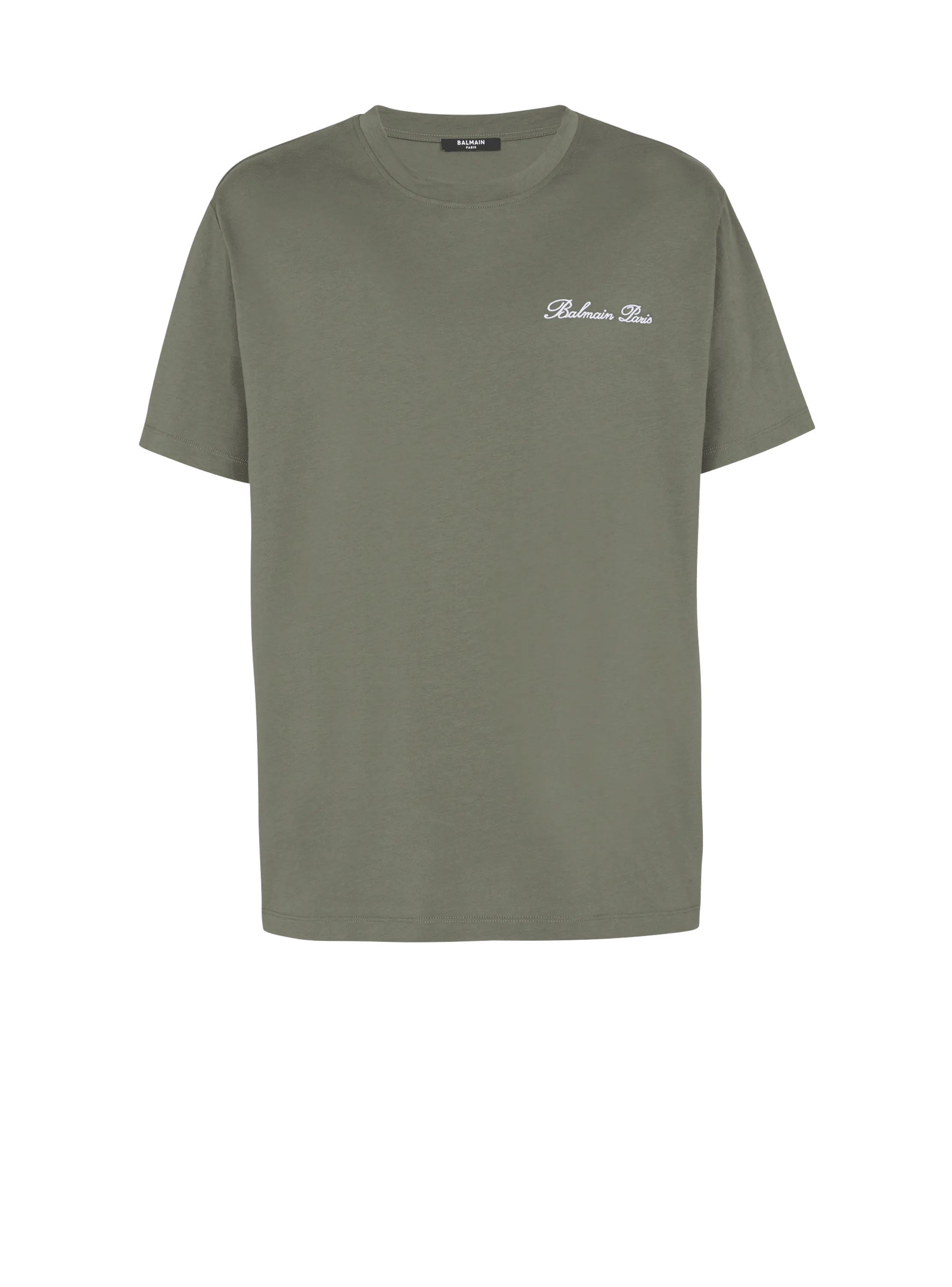 T-shirt ampia con ricamo Balmain iconico